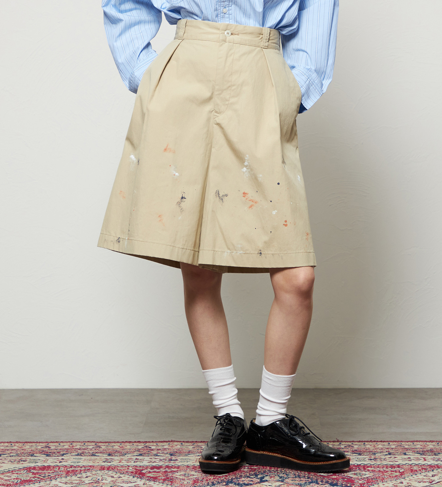 Lee(リー)のコンフォート チェトパ ショートパンツ|パンツ/パンツ/レディース|ベージュ