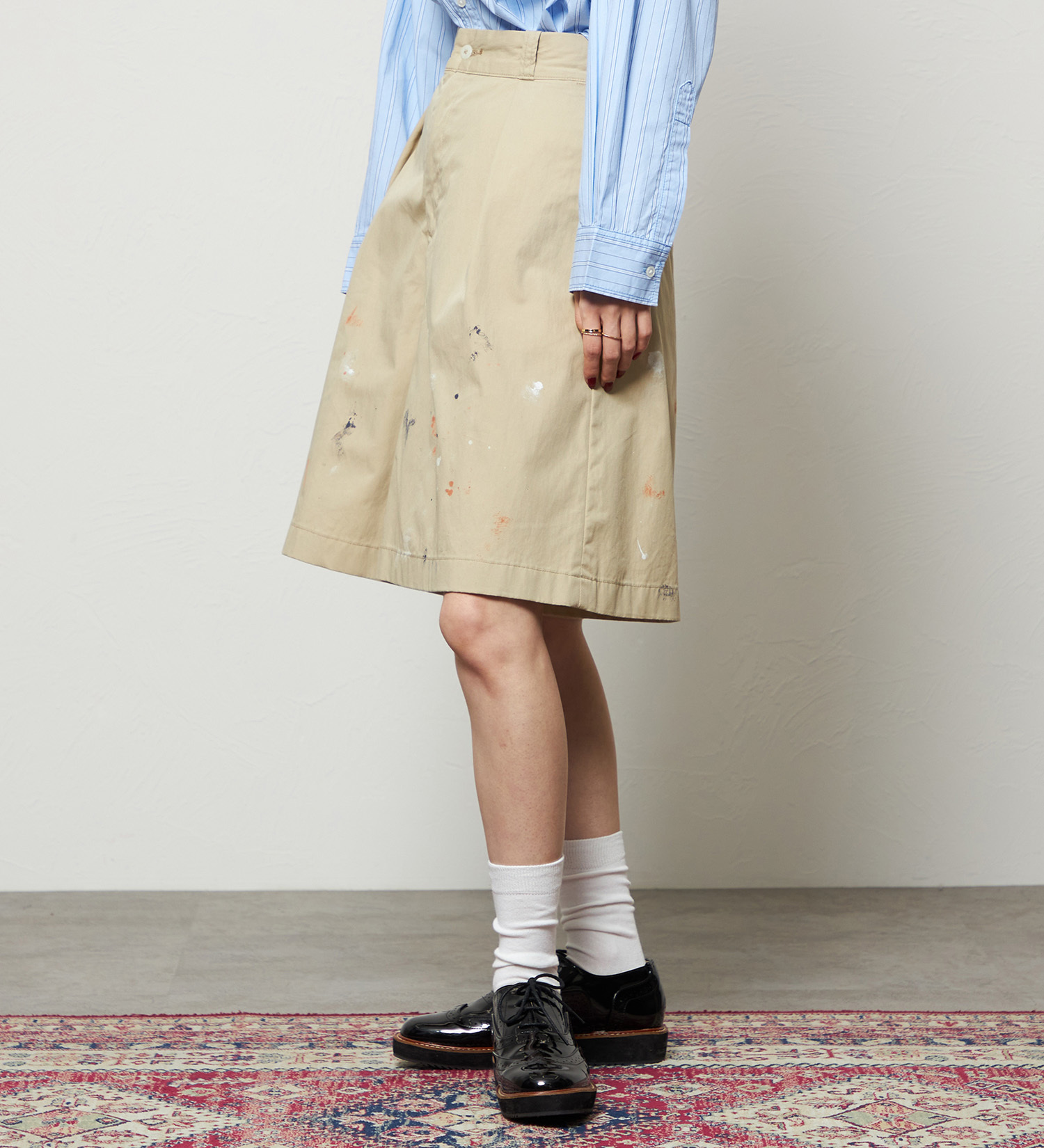 Lee(リー)のコンフォート チェトパ ショートパンツ|パンツ/パンツ/レディース|ベージュ