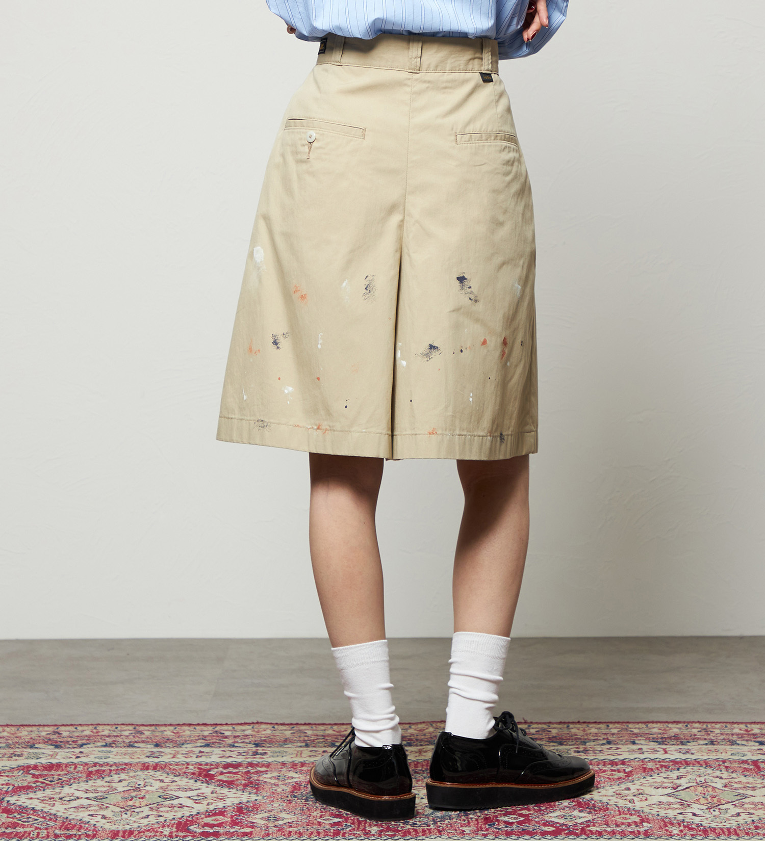 Lee(リー)のコンフォート チェトパ ショートパンツ|パンツ/パンツ/レディース|ベージュ