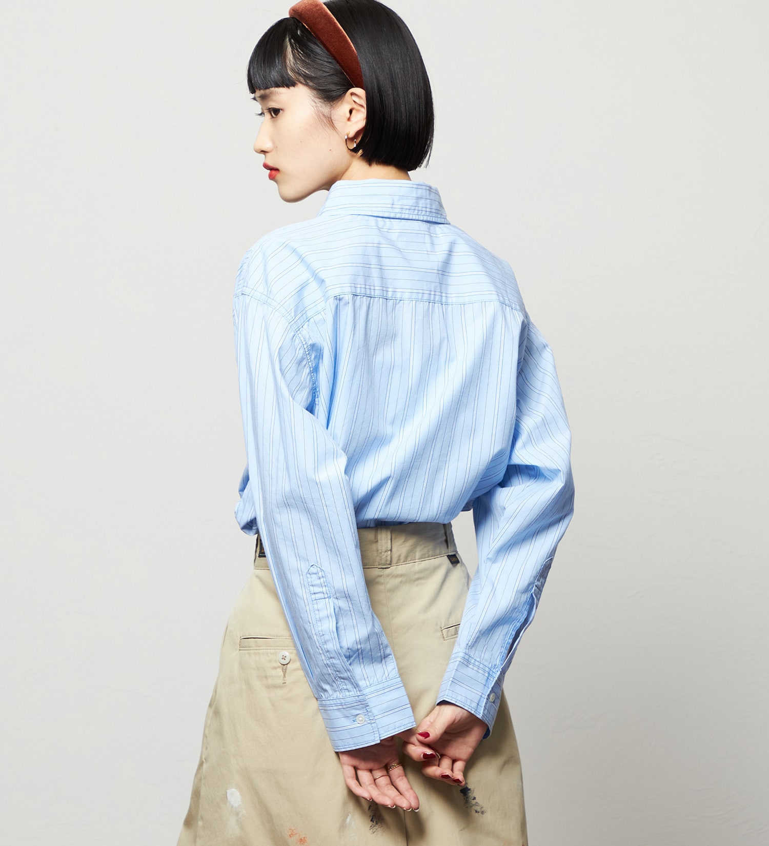 Lee(リー)のボタンダウンシャツ/ライトオンス|トップス/シャツ/ブラウス/レディース|ブルー