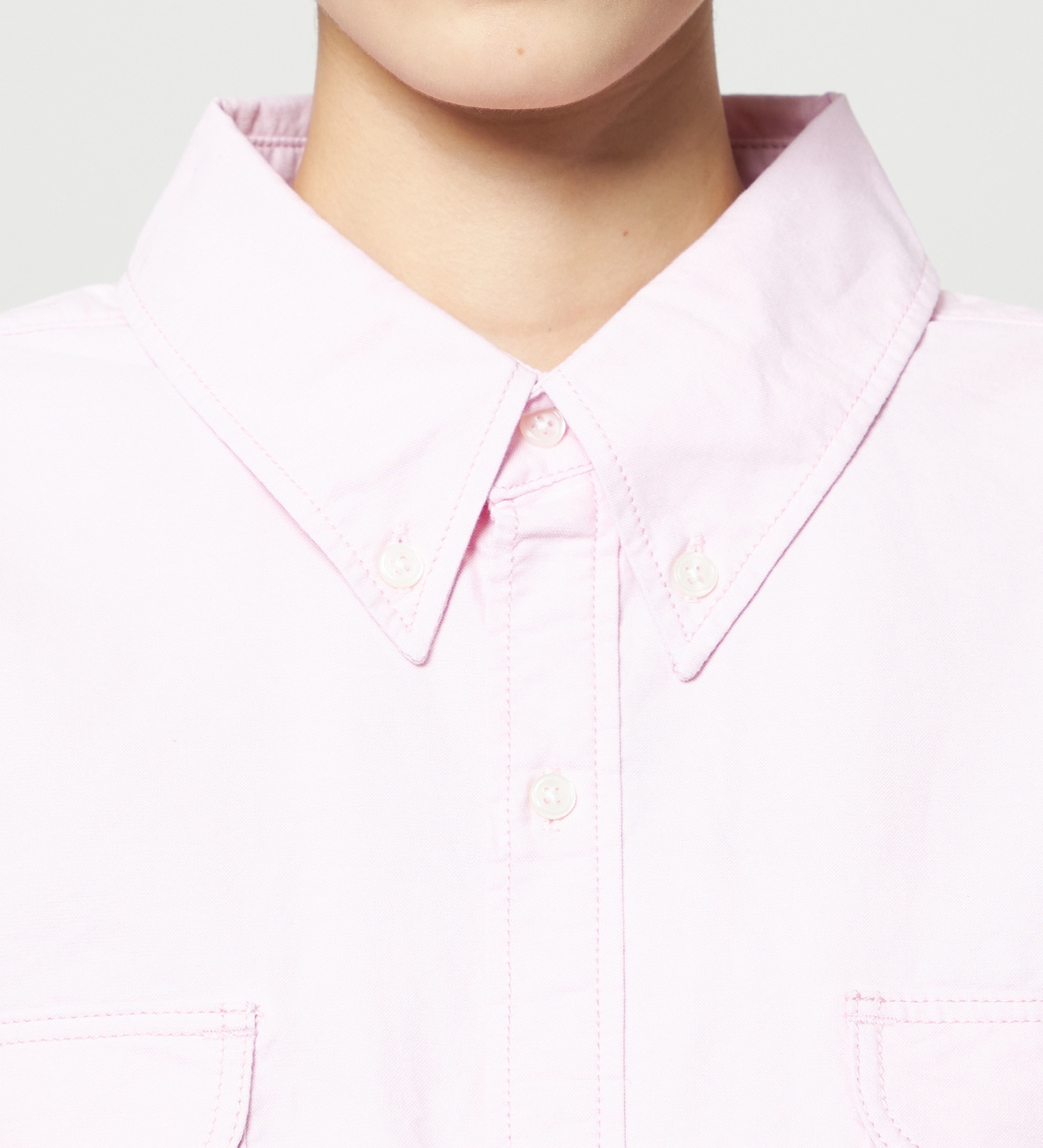 Lee(リー)のボタンダウンシャツ/ライトオンス|トップス/シャツ/ブラウス/レディース|ピンク