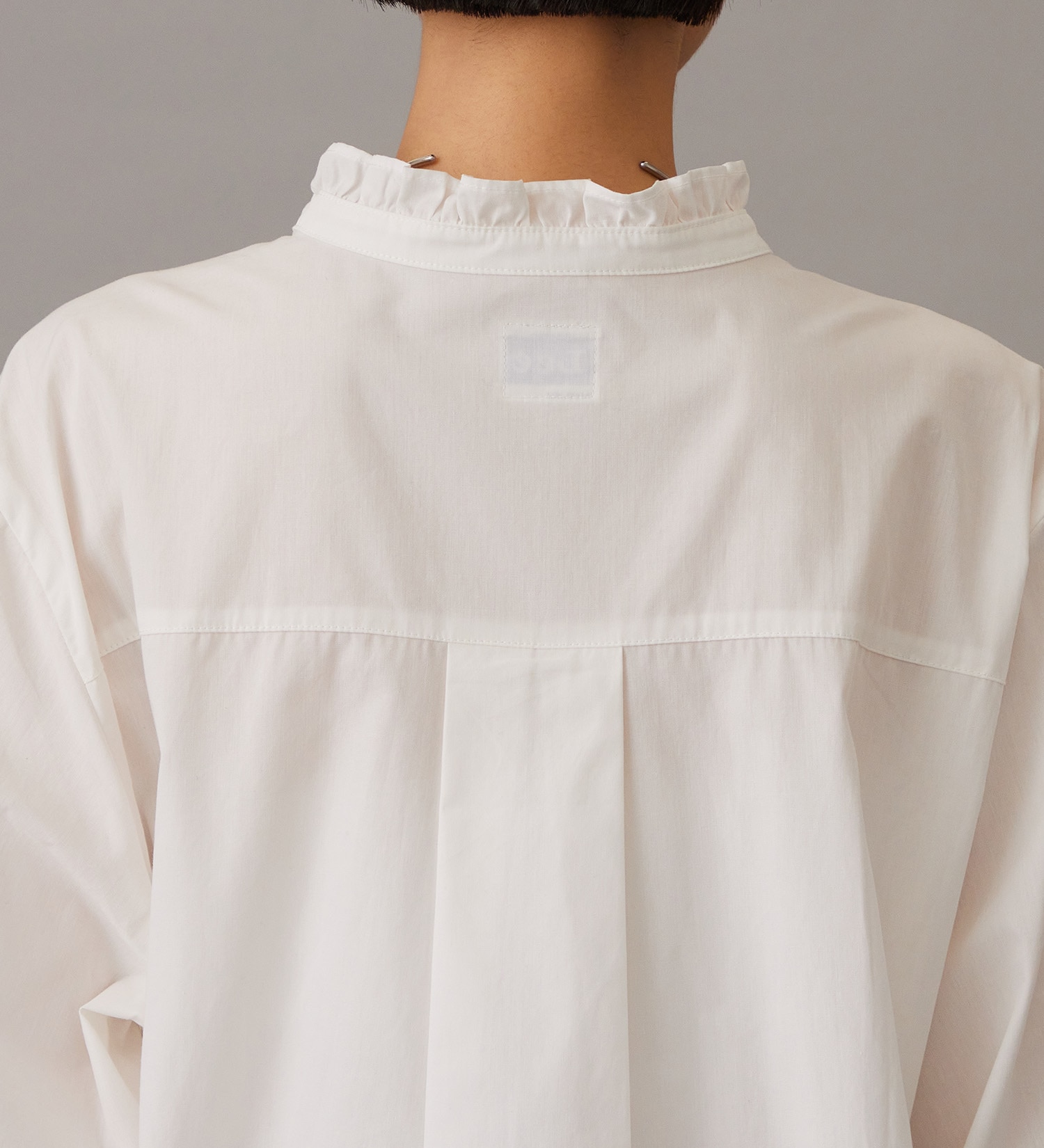 Lee(リー)のFRILL DENIM SHIRTS / フリルデニムシャツ|トップス/シャツ/ブラウス/レディース|ホワイト
