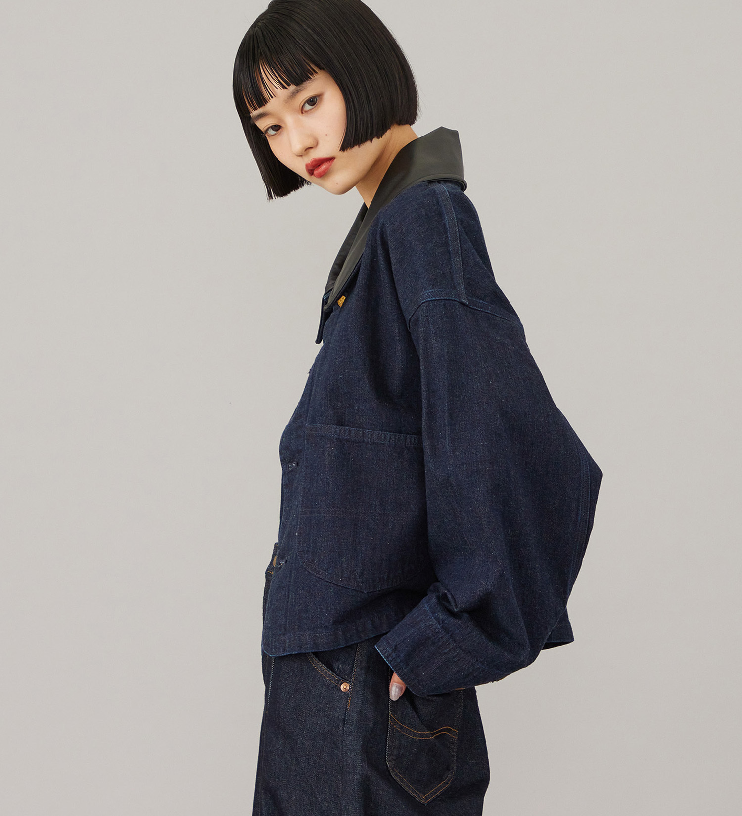 Lee(リー)のSHORT LOCO JACKET / ショートロコジャケット|ジャケット/アウター/カバーオール/レディース|インディゴブルー