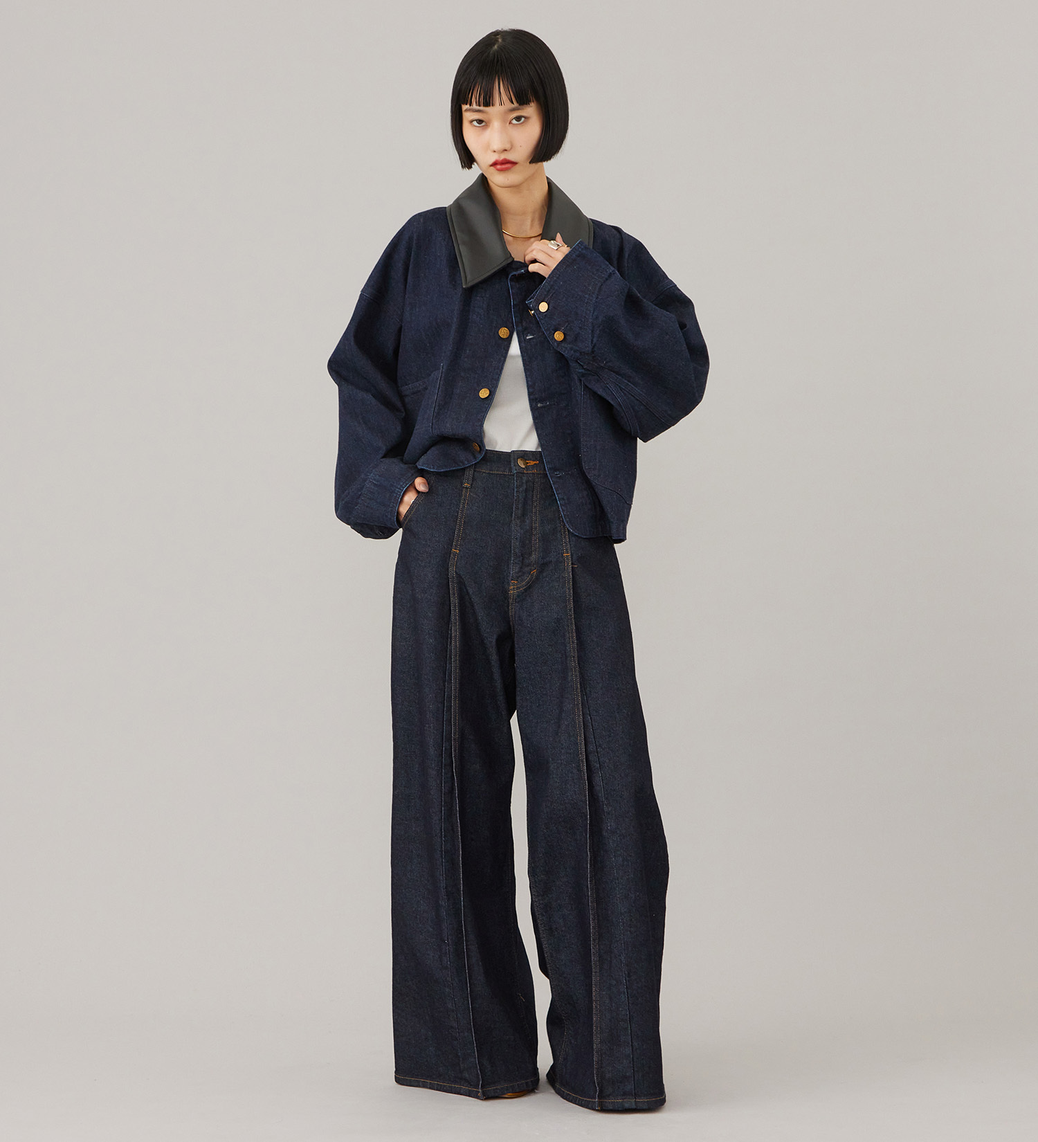 Lee(リー)のSHORT LOCO JACKET / ショートロコジャケット|ジャケット/アウター/カバーオール/レディース|インディゴブルー