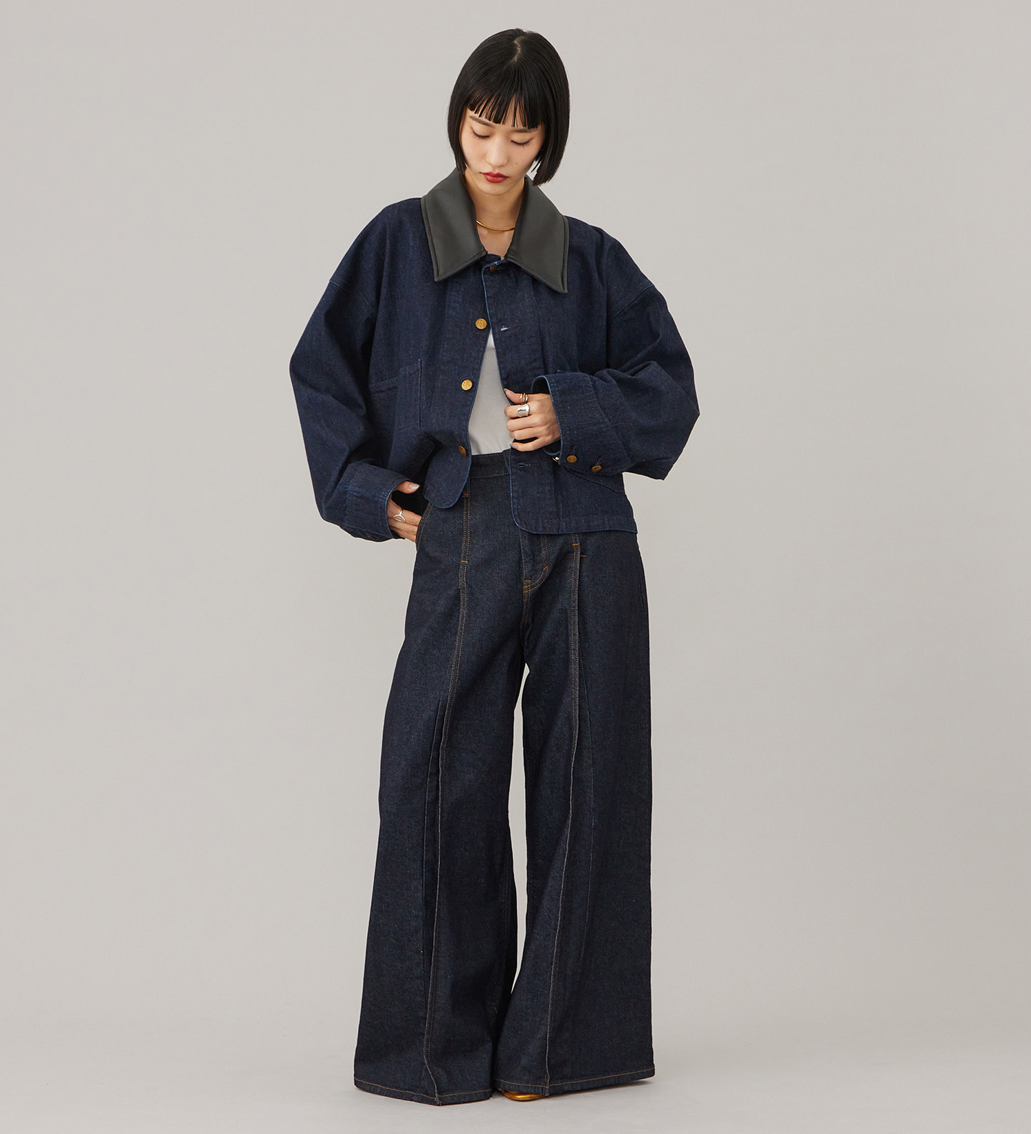 Lee(リー)のSHORT LOCO JACKET / ショートロコジャケット|ジャケット/アウター/カバーオール/レディース|インディゴブルー