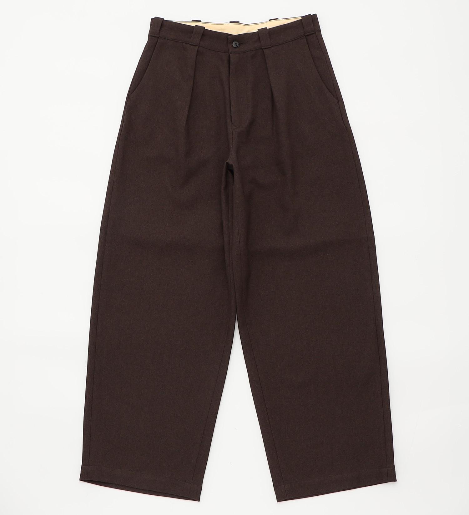 Lee(リー)の【試着対象】【LOOKBOOK掲載】CHETOPA LOOSE TROUSERS/チェトパルーズトラウザー|パンツ/パンツ/レディース|ブラウン