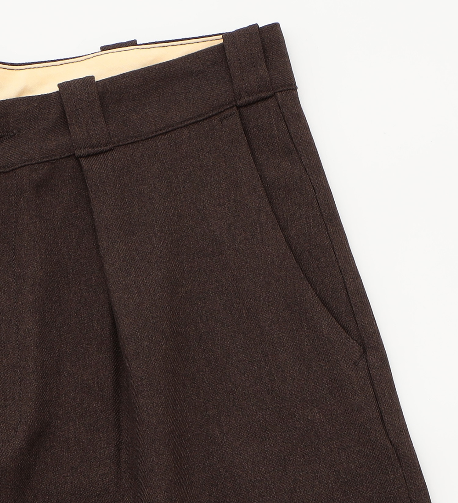 Lee(リー)の【試着対象】【LOOKBOOK掲載】CHETOPA LOOSE TROUSERS/チェトパルーズトラウザー|パンツ/パンツ/レディース|ブラウン