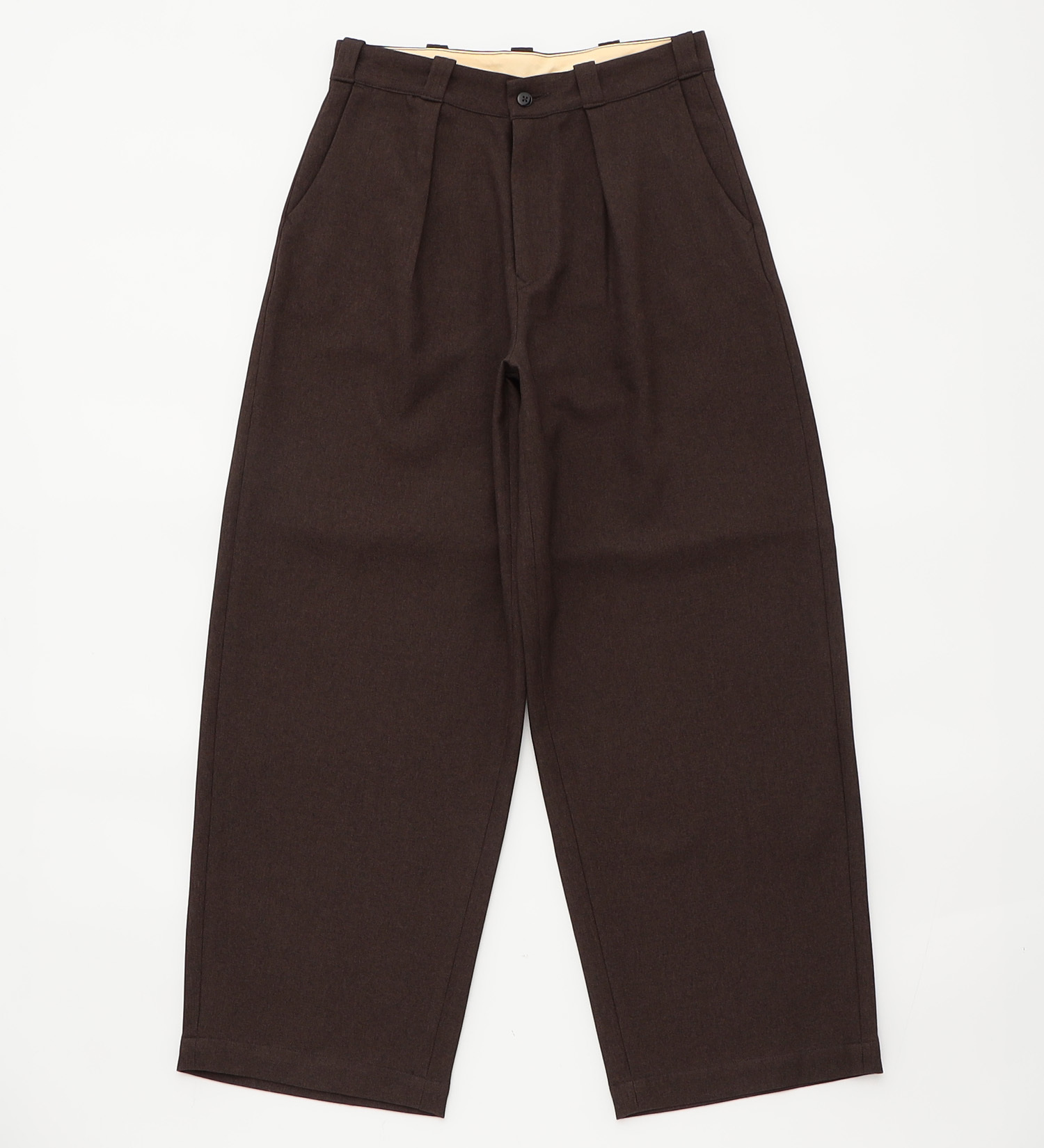 Lee(リー)の【試着対象】【LOOKBOOK掲載】CHETOPA LOOSE TROUSERS/チェトパルーズトラウザー|パンツ/パンツ/レディース|ブラウン