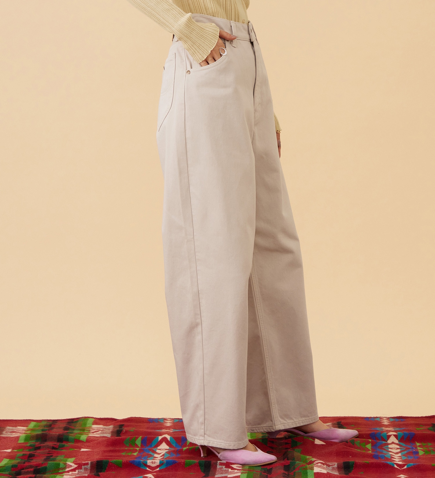 Lee(リー)の【LOOKBOOK掲載】WESRETNER PANTS/ウエスタナーパンツ【セットアップ可】|パンツ/パンツ/レディース|ピンク
