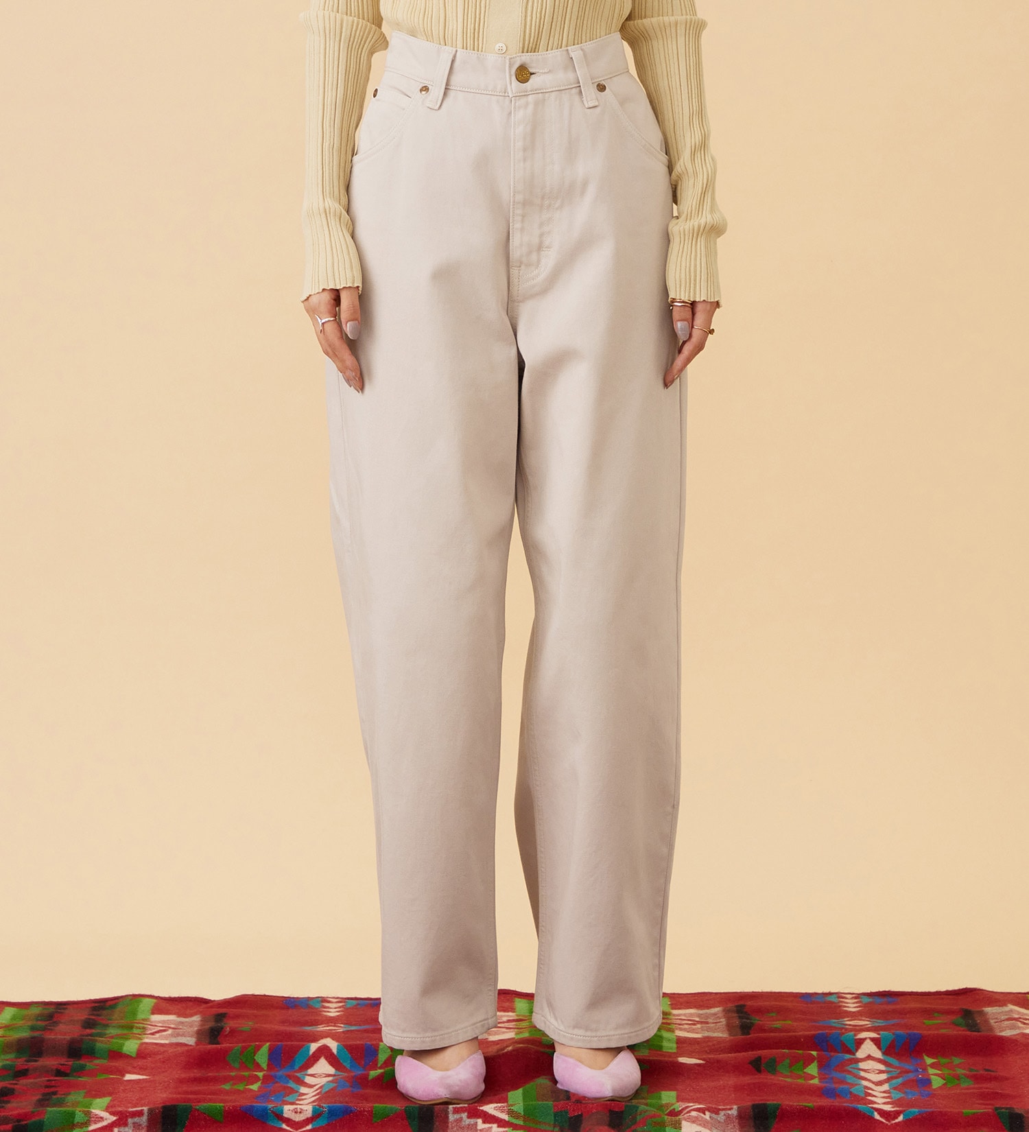 Lee(リー)の【LOOKBOOK掲載】WESRETNER PANTS/ウエスタナーパンツ【セットアップ可】|パンツ/パンツ/レディース|ピンク