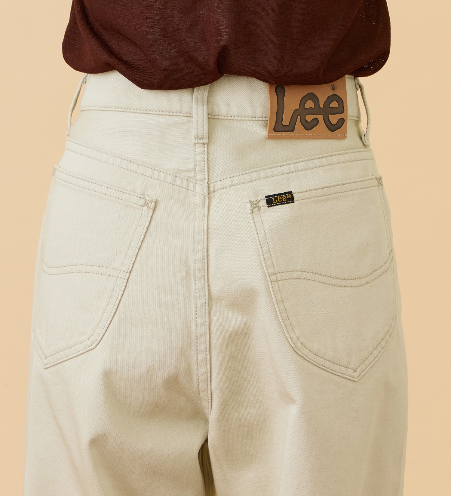 Lee(リー)の【試着対象】【LOOKBOOK掲載】WESRETNER PANTS/ウエスタナーパンツ【セットアップ可】|パンツ/パンツ/レディース|ベージュ