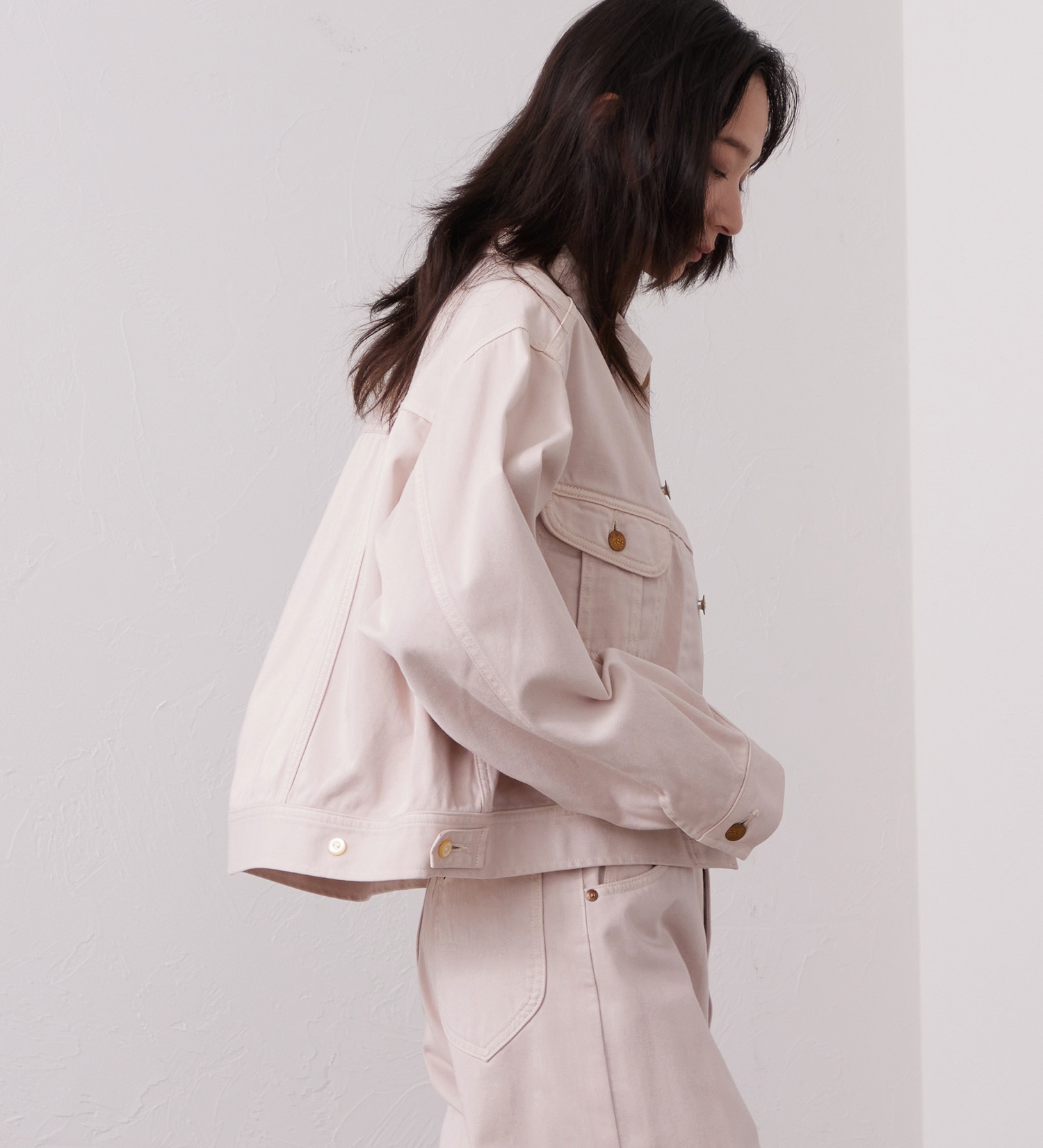 Lee(リー)の【LOOKBOOK掲載】WESRETNER JACKET/ ウエスタナージャケット【セットアップ可】|ジャケット/アウター/その他アウター/レディース|ピンク