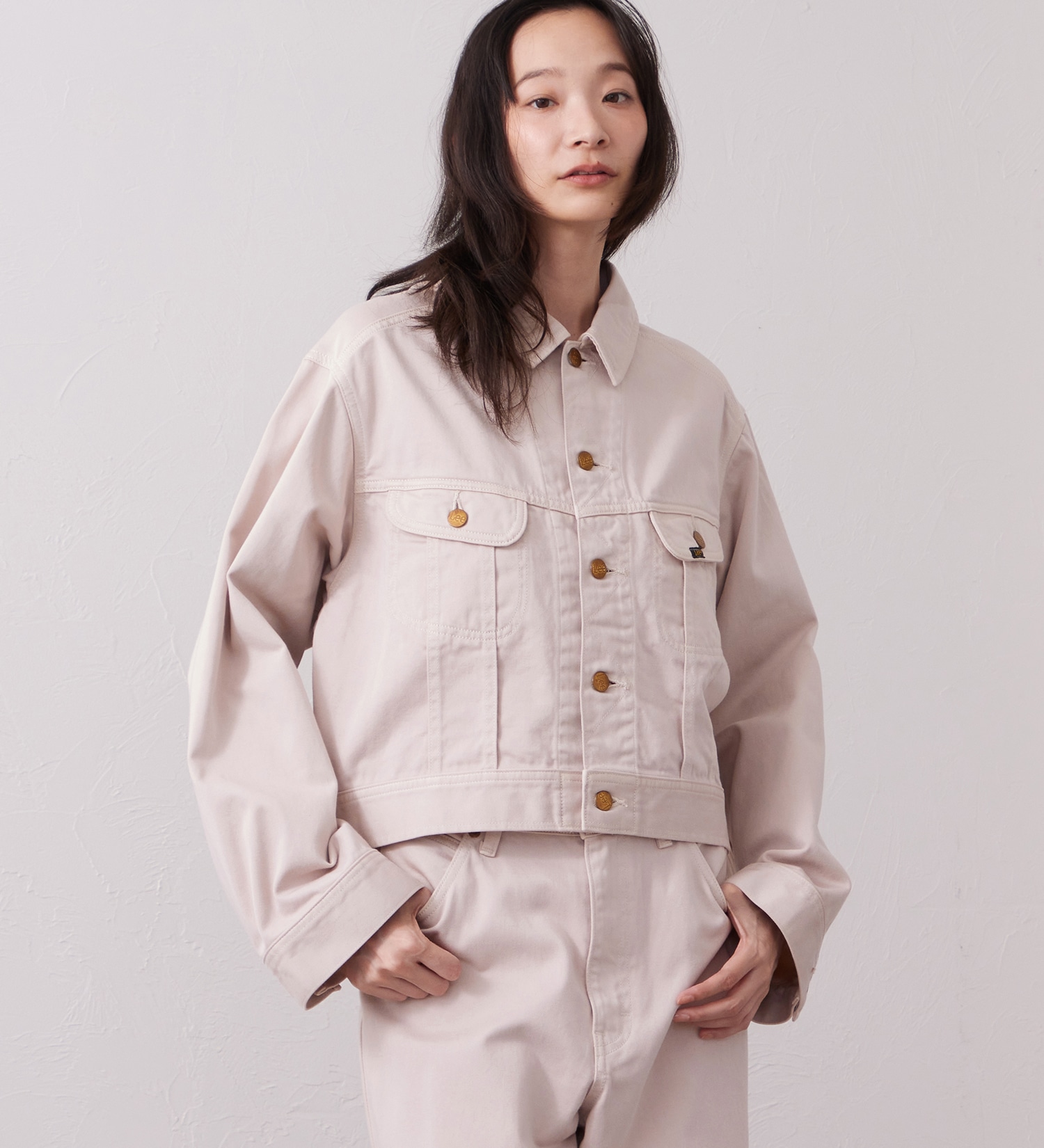 Lee(リー)の【LOOKBOOK掲載】WESRETNER JACKET/ ウエスタナージャケット【セットアップ可】|ジャケット/アウター/その他アウター/レディース|ピンク
