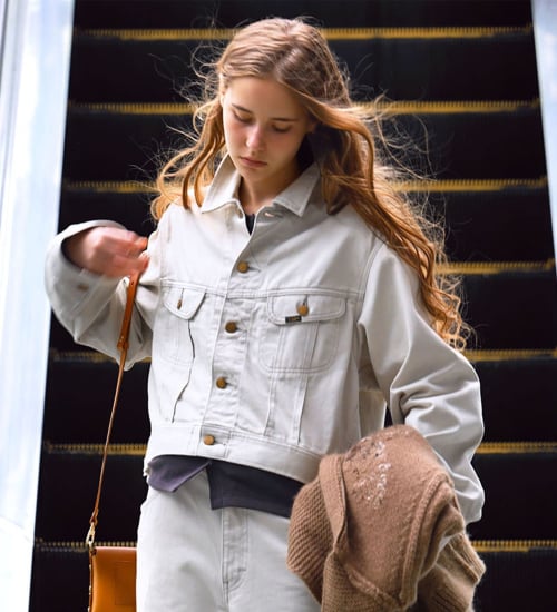 Lee(リー)の【LOOKBOOK掲載】WESRETNER JACKET/ ウエスタナージャケット【セットアップ可】|ジャケット/アウター/その他アウター/レディース|ベージュ