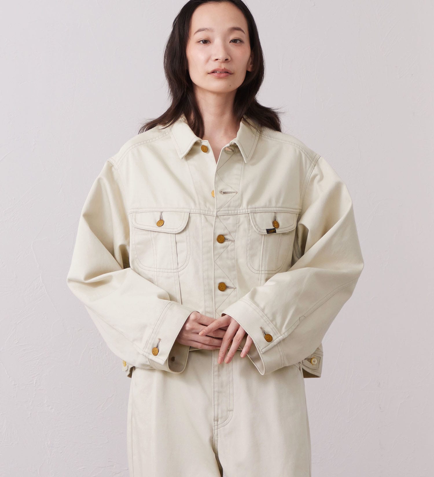 Lee(リー)の【試着対象】【LOOKBOOK掲載】WESRETNER JACKET/　ウエスタナージャケット【セットアップ可】|ジャケット/アウター/その他アウター/レディース|ベージュ