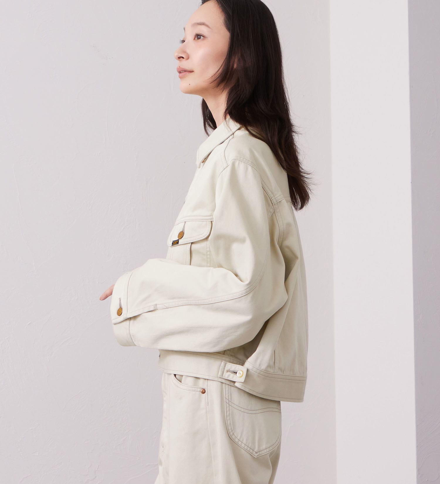 Lee(リー)の【試着対象】【LOOKBOOK掲載】WESRETNER JACKET/　ウエスタナージャケット【セットアップ可】|ジャケット/アウター/その他アウター/レディース|ベージュ