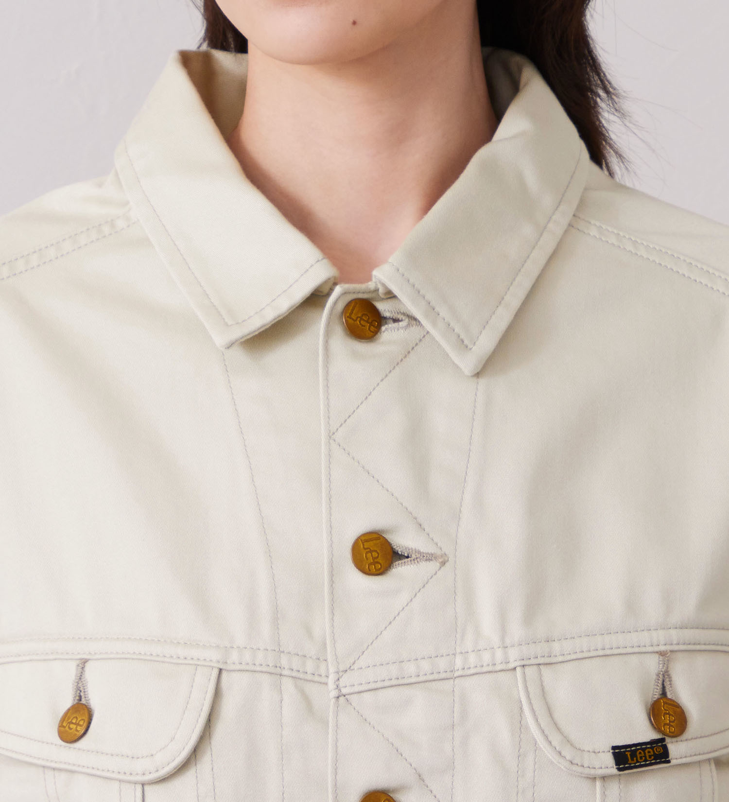 Lee(リー)の【試着対象】【LOOKBOOK掲載】WESRETNER JACKET/　ウエスタナージャケット【セットアップ可】|ジャケット/アウター/その他アウター/レディース|ベージュ