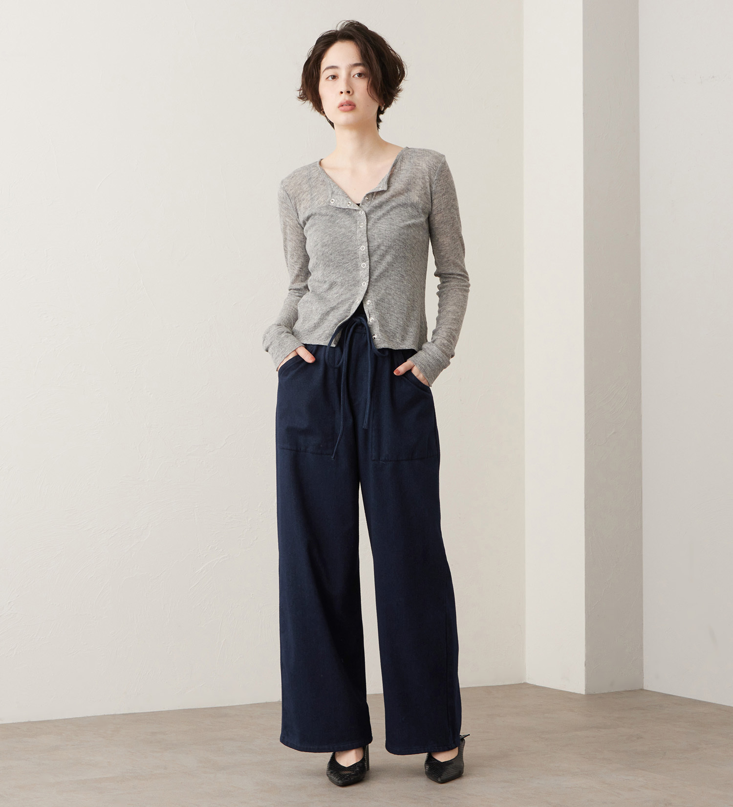 Lee(リー)の【試着対象】EASY PAINTER PANTS / イージーペインターパンツ ニットデニム【暖】|パンツ/デニム/ジーンズパンツ/レディース|インディゴブルー
