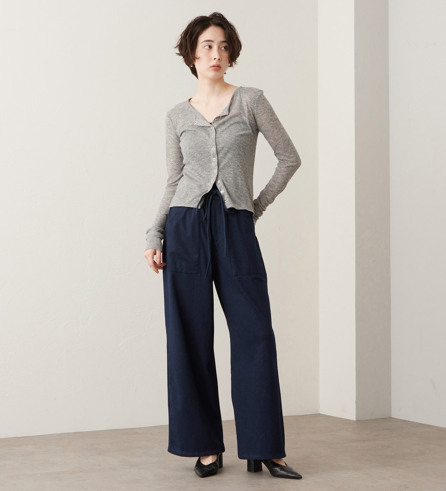 Lee(リー)の【試着対象】EASY PAINTER PANTS / イージーペインターパンツ ニットデニム【暖】|パンツ/デニム/ジーンズパンツ/レディース|インディゴブルー