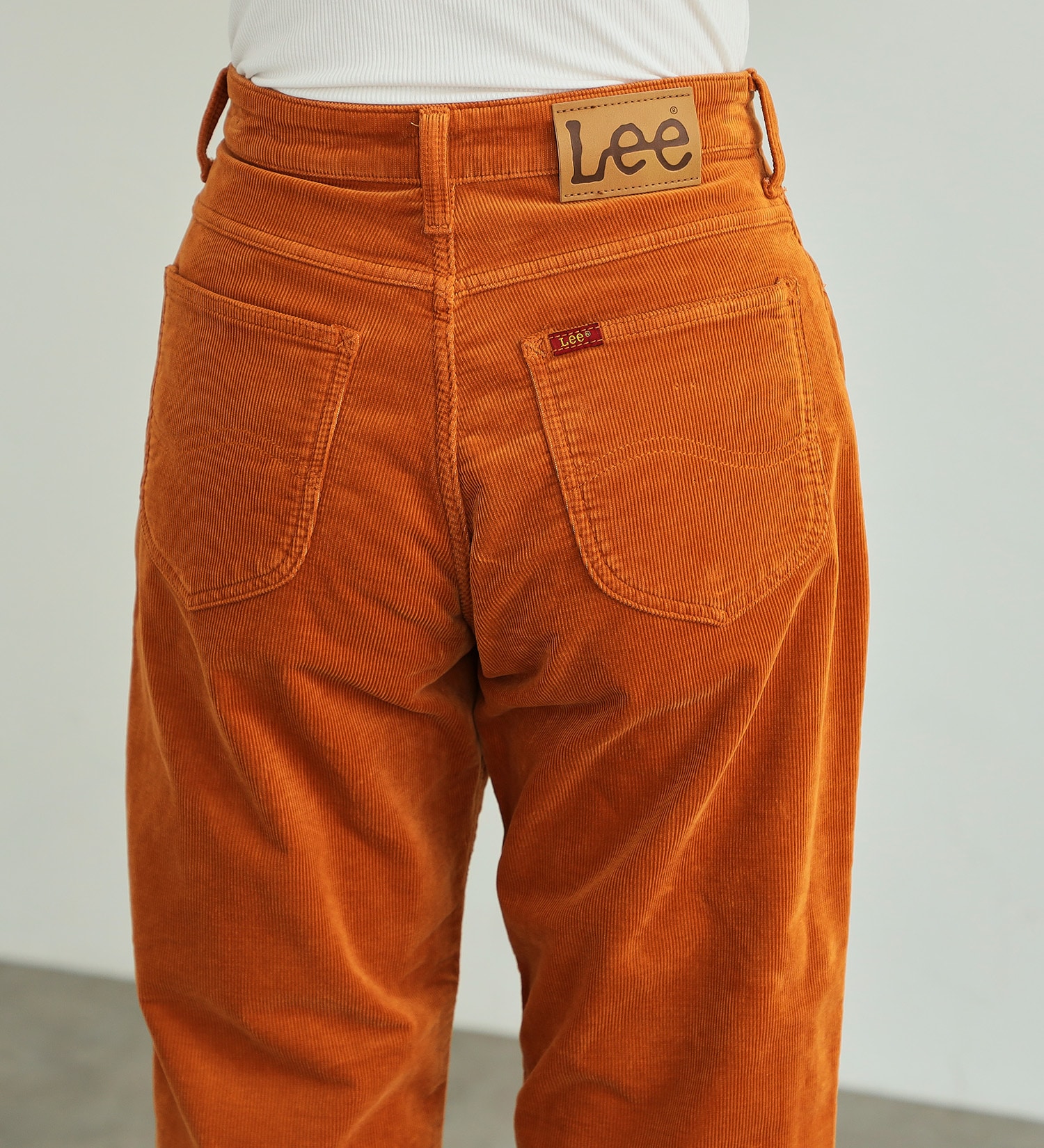 Lee(リー)の【SALE】暖裏起毛ストレッチコーデュロイ【豊富なサイズ展開】Lee BABE ストレートパンツ XXS-4L|パンツ/パンツ/レディース|キャメル