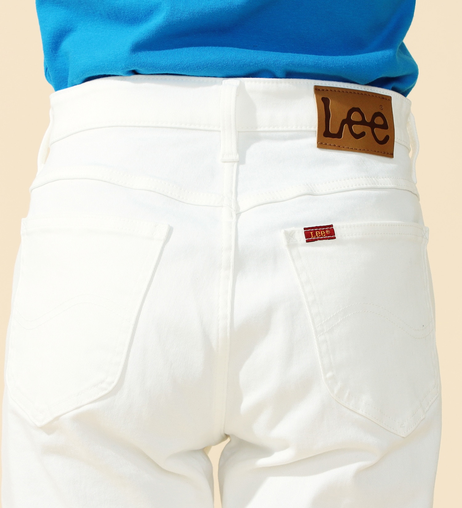 Lee(リー)の【試着対象】【2024年モデル】Lee BABE ストレッチ/スキニーデニムパンツ サイズ展開XXS-4L|パンツ/パンツ/レディース|ホワイト
