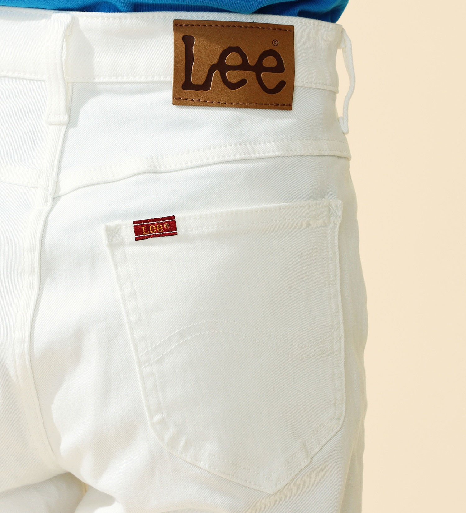 Lee(リー)の【試着対象】【2024年モデル】Lee BABE ストレッチ/スキニーデニムパンツ サイズ展開XXS-4L|パンツ/パンツ/レディース|ホワイト