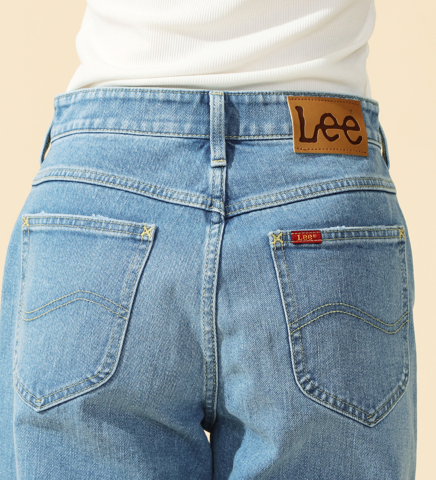 Lee(リー)の【試着対象】【2024年モデル】Lee BABE ストレッチ/スキニーデニムパンツ サイズ展開XXS-4L|パンツ/デニムパンツ/レディース|淡色ブルー