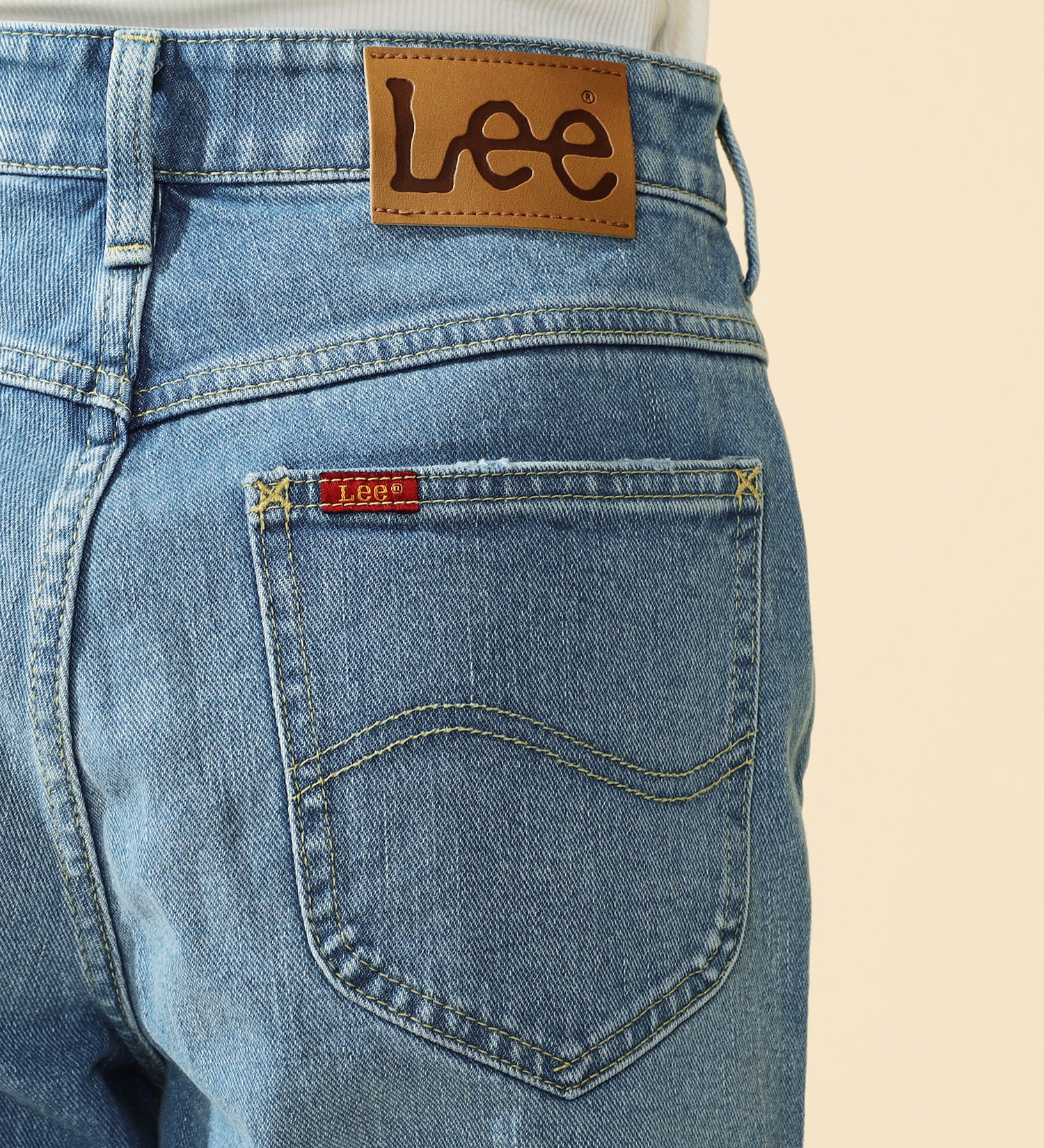 Lee(リー)の【試着対象】【2024年モデル】Lee BABE ストレッチ/スキニーデニムパンツ サイズ展開XXS-4L|パンツ/デニムパンツ/レディース|淡色ブルー
