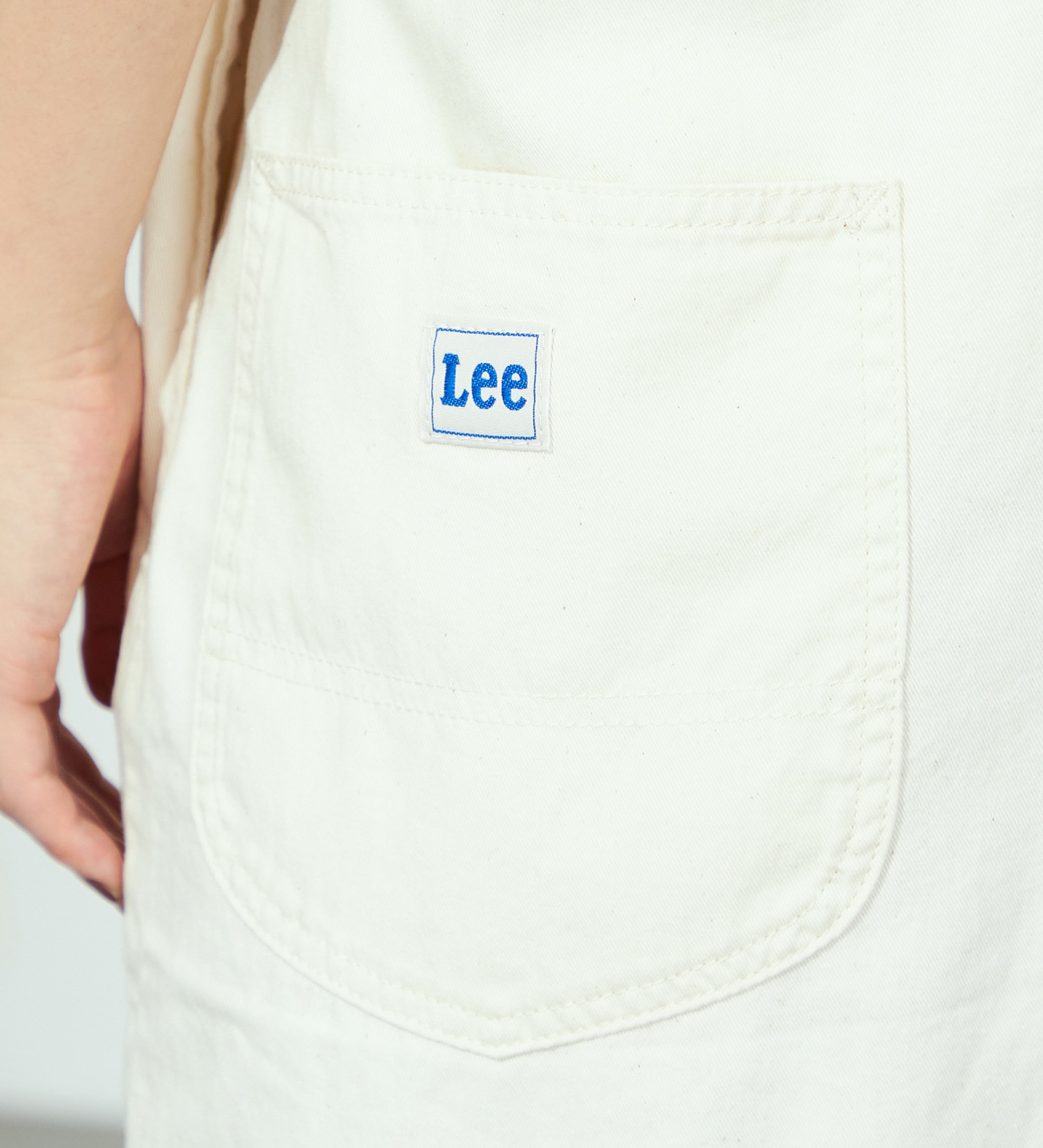 Lee(リー)のRELAX SALOPETTE DRESS/サロペット/ワンピース|オールインワン/サロペット/オーバーオール/レディース|ホワイト