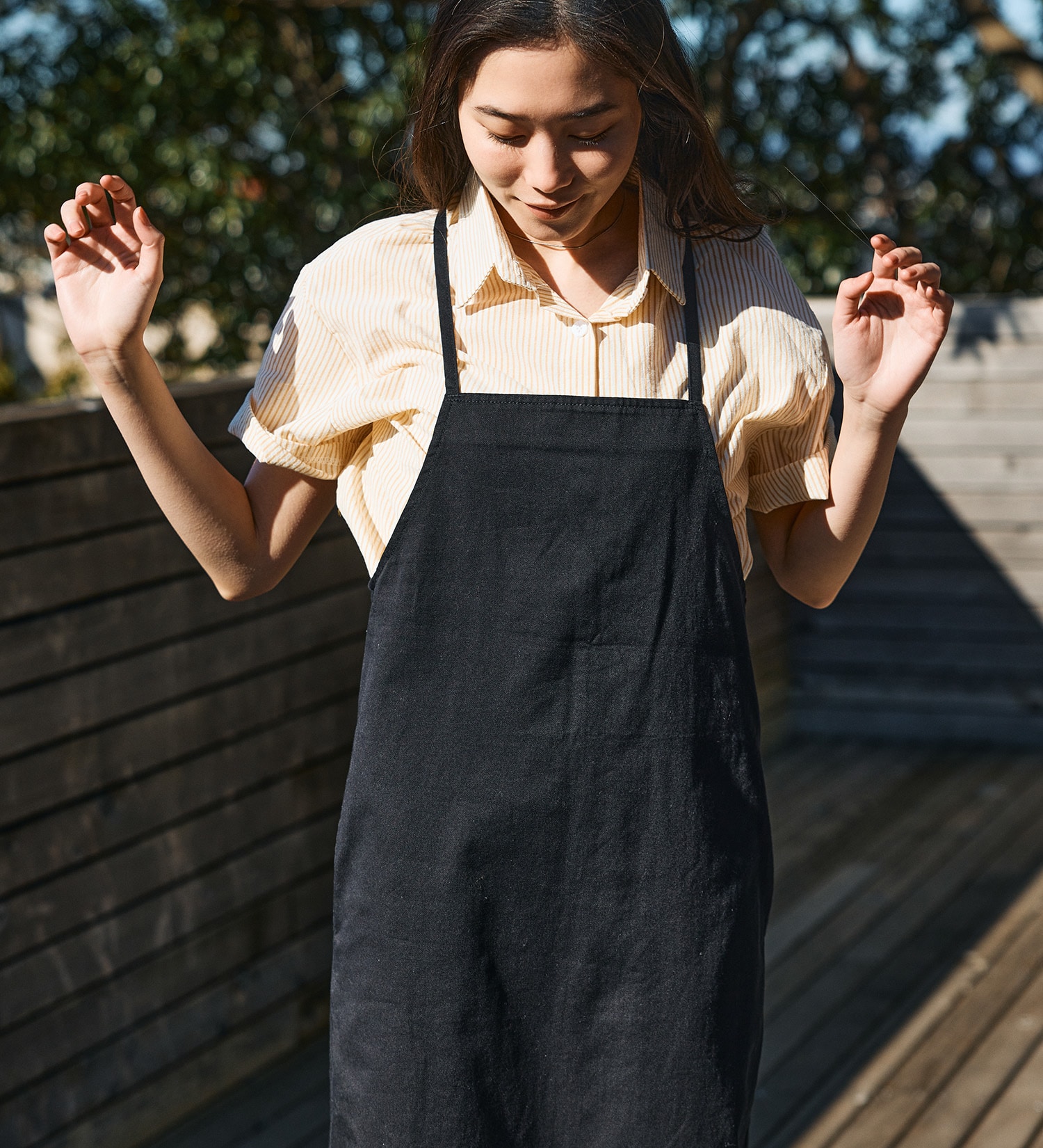 Lee(リー)のRELAX SALOPETTE DRESS/サロペット/ワンピース|オールインワン/サロペット/オーバーオール/レディース|ブラック