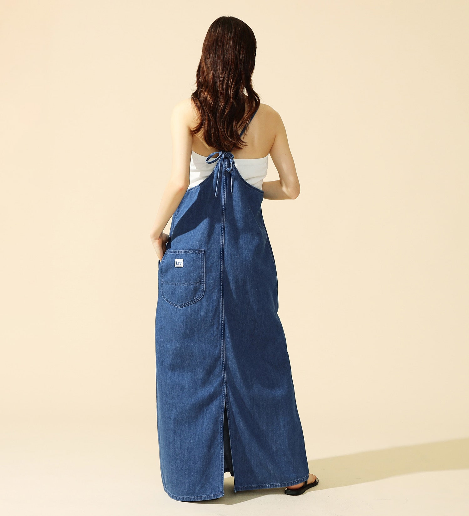 Lee(リー)の【ポイントアップ対象】RELAX SALOPETTE DRESS/サロペット/ワンピース|オールインワン/サロペット/オーバーオール/レディース|中色ブルー