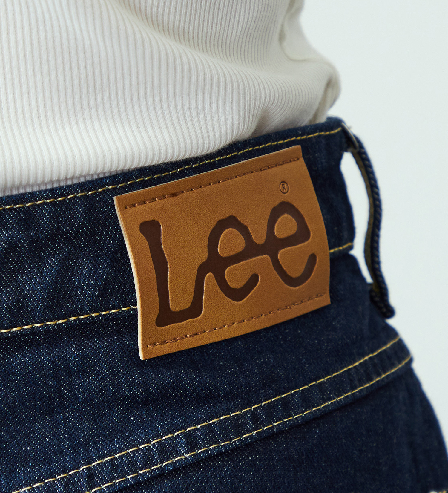 Lee(リー)のLee BABE ストレッチ/ミドル丈デニムスカート 【豊富なサイズ展開XS-XL】|スカート/デニムスカート/レディース|インディゴブルー