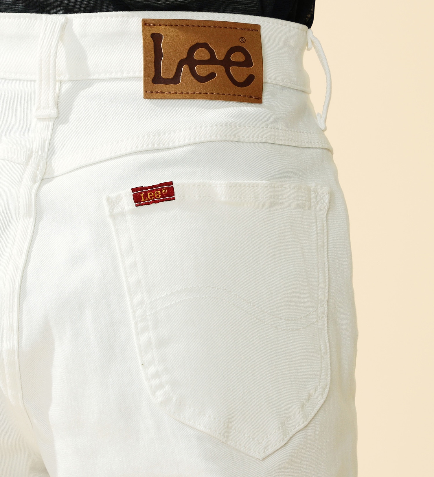 Lee(リー)の【FINAL SALE】【2024年春夏モデル】【豊富なサイズ展開】Lee BABE ストレッチ/デニムワイドパンツ XXS-4L|パンツ/パンツ/レディース|ホワイト