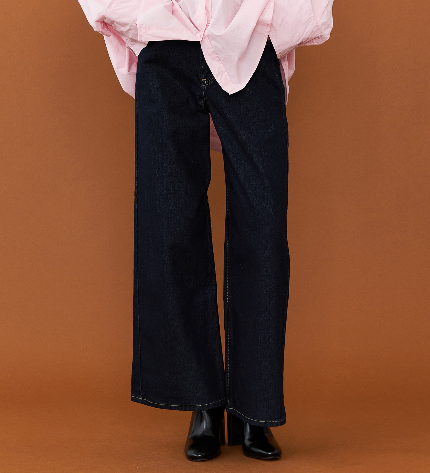 Lee(リー)のリニューアル Lee BABE ストレッチ/ワイドデニムパンツ 【豊富なサイズ展開XXS-4L】|パンツ/デニム/ジーンズパンツ/レディース|インディゴブルー