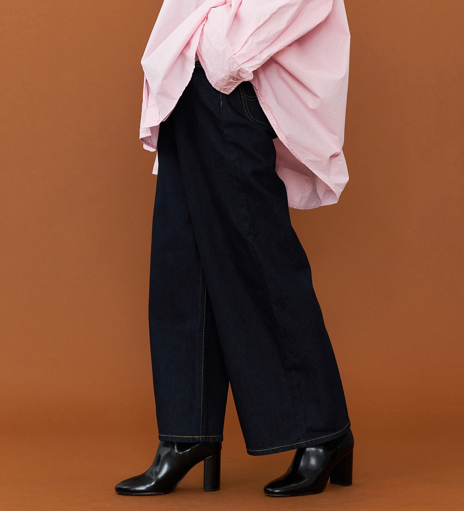Lee(リー)のリニューアル Lee BABE ストレッチ/ワイドデニムパンツ 【豊富なサイズ展開XXS-4L】|パンツ/デニム/ジーンズパンツ/レディース|インディゴブルー