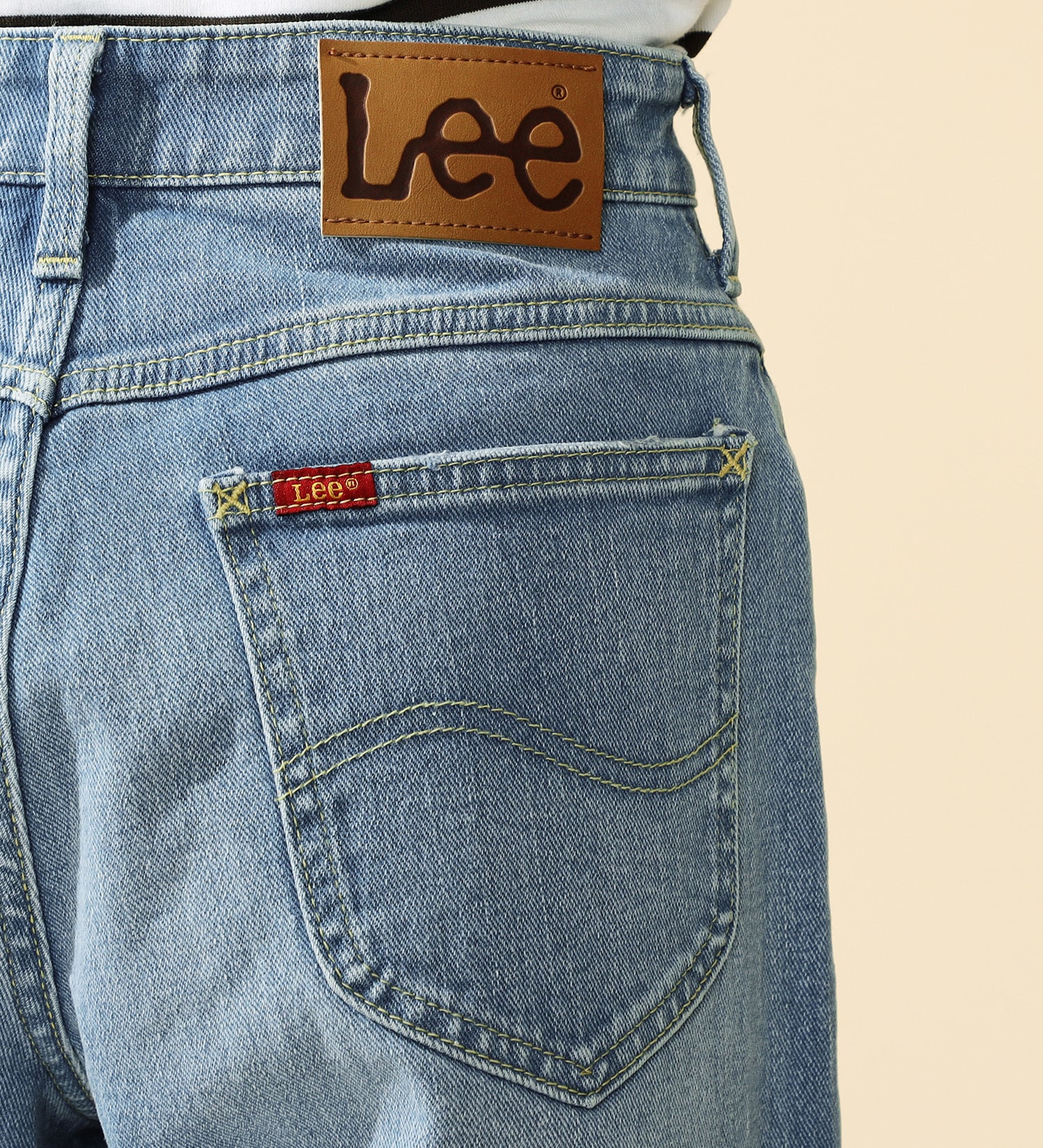 Lee(リー)のリニューアル Lee BABE ストレッチ/ワイドデニムパンツ 【豊富なサイズ展開XXS-4L】|パンツ/デニム/ジーンズパンツ/レディース|淡色ブルー