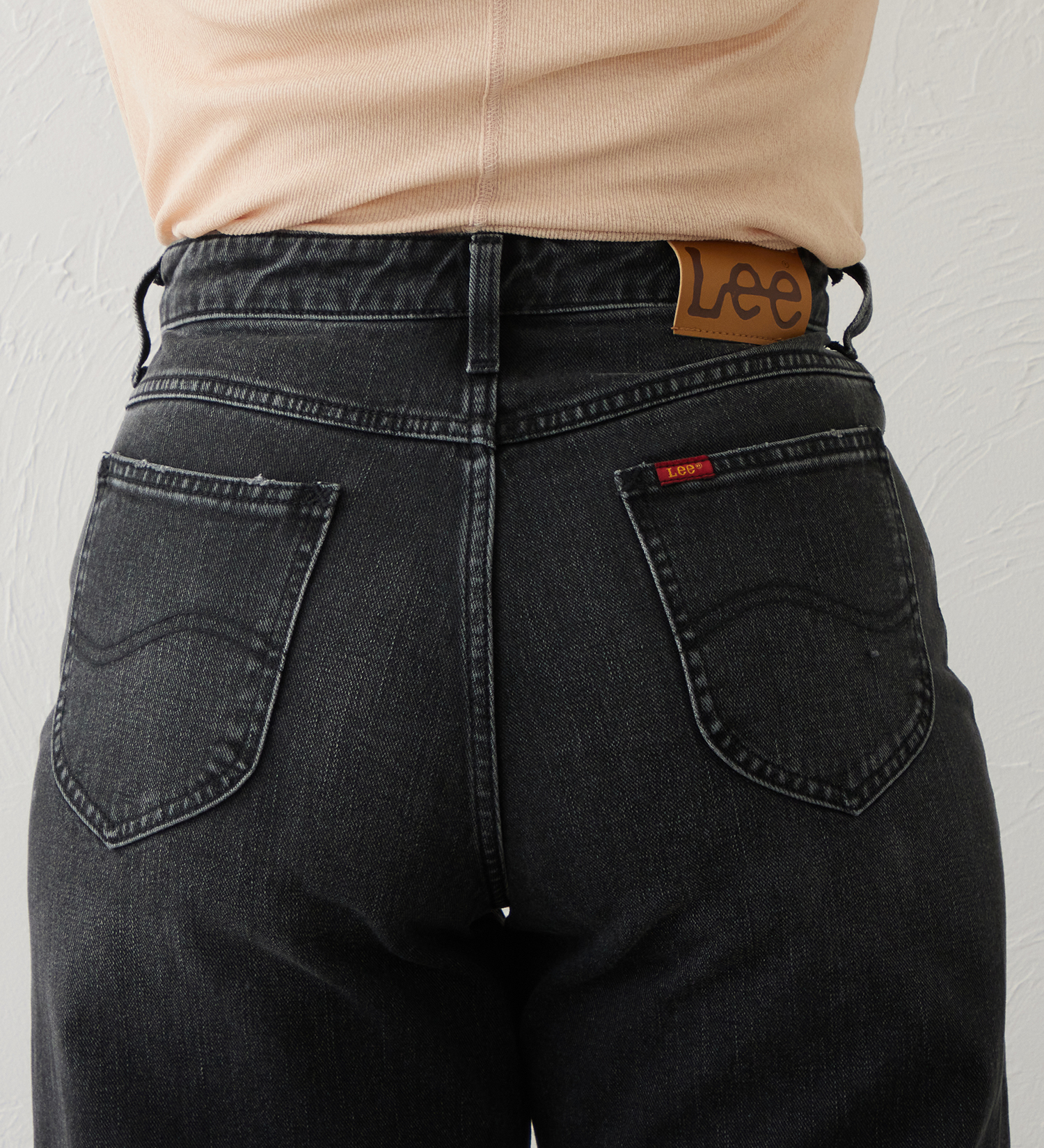 Lee(リー)の【SUMMER SALE】Lee BABE ストレッチ/ワイドデニムパンツ 【豊富なサイズ展開XXS-4L】|パンツ/デニム/ジーンズパンツ/レディース|ブラックデニム