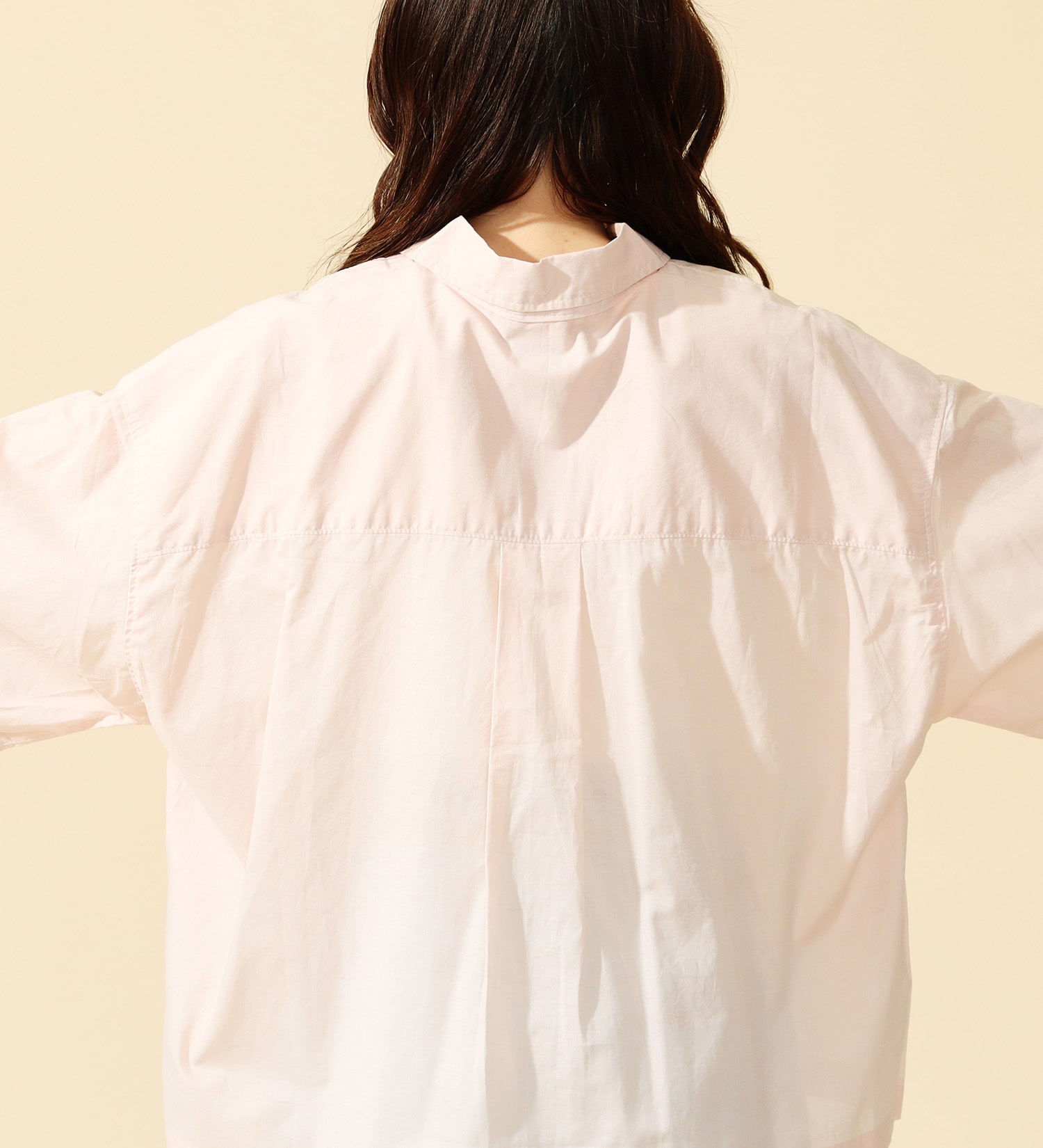 Lee(リー)の【コットン100％】シアーシャツ|トップス/シャツ/ブラウス/レディース|ピンク
