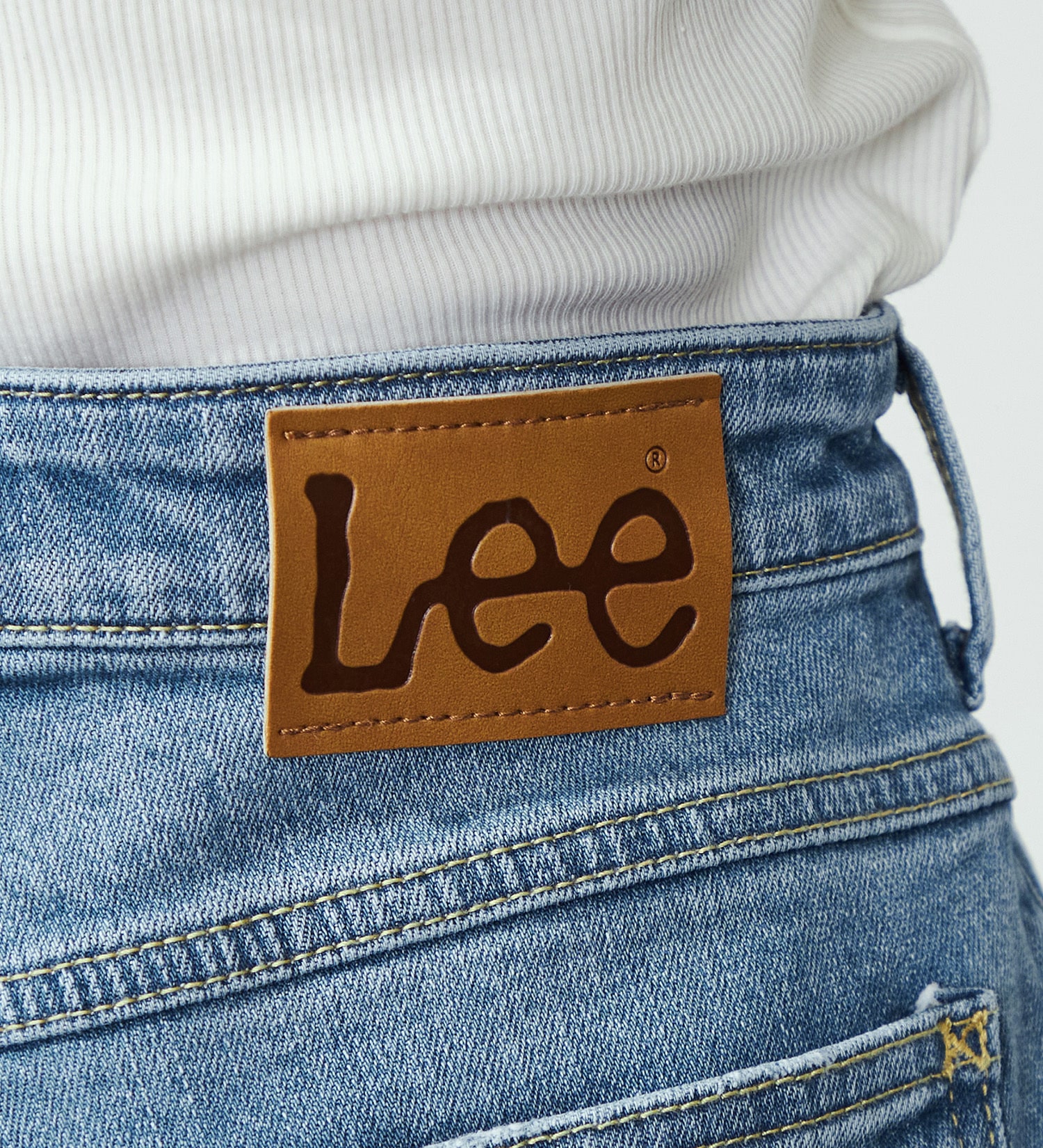 Lee(リー)の【試着対象】【豊富なサイズ展開】Lee BABE ストレッチ/デニムルーズストレート XXS-4L|パンツ/デニム/ジーンズパンツ/レディース|インディゴブルー