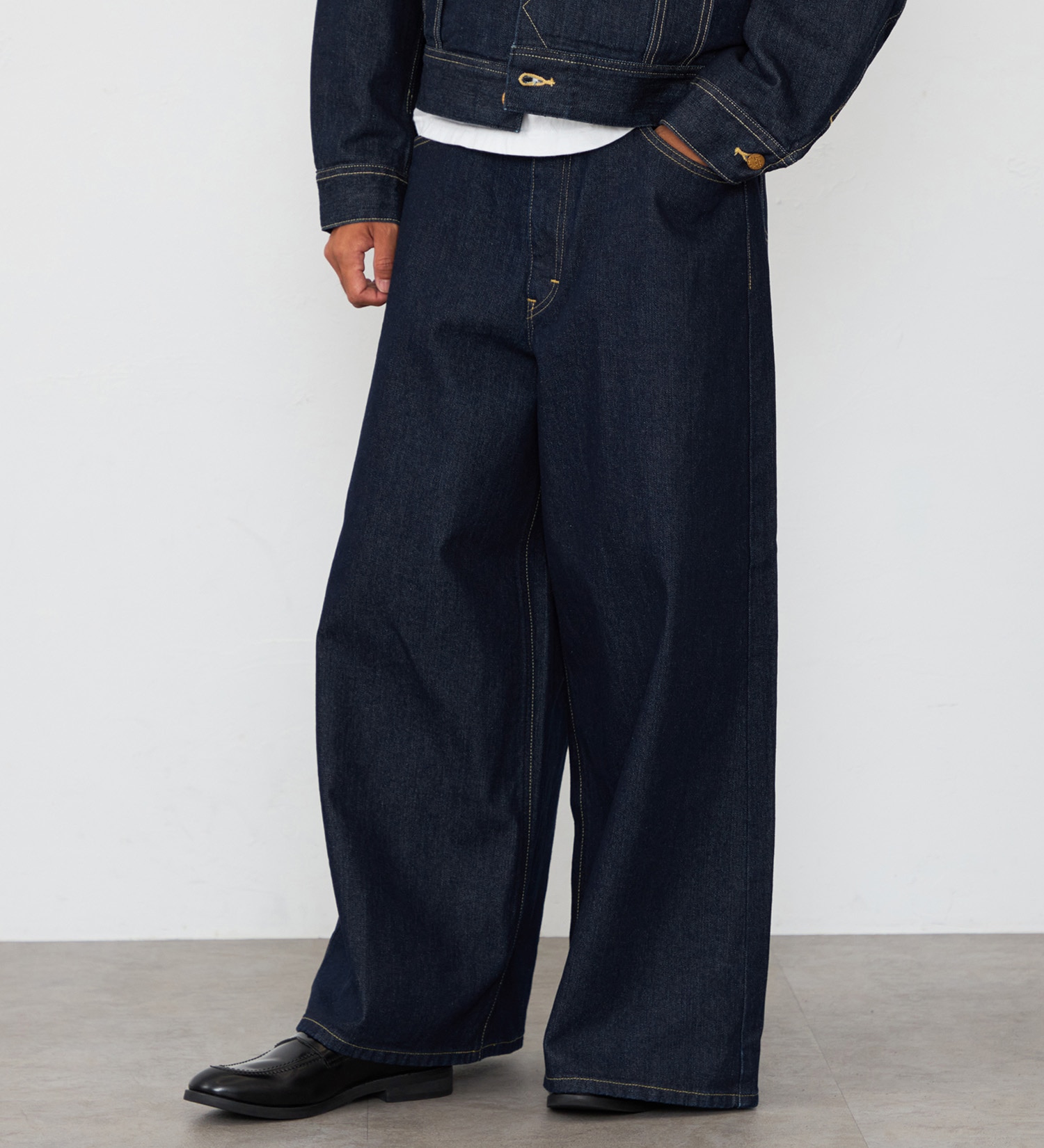 Lee(リー)の【試着対象】【X-LINE】WIDEST JEANS/最も太いバギーデニムパンツ|パンツ/デニム/ジーンズパンツ/メンズ|インディゴブルー