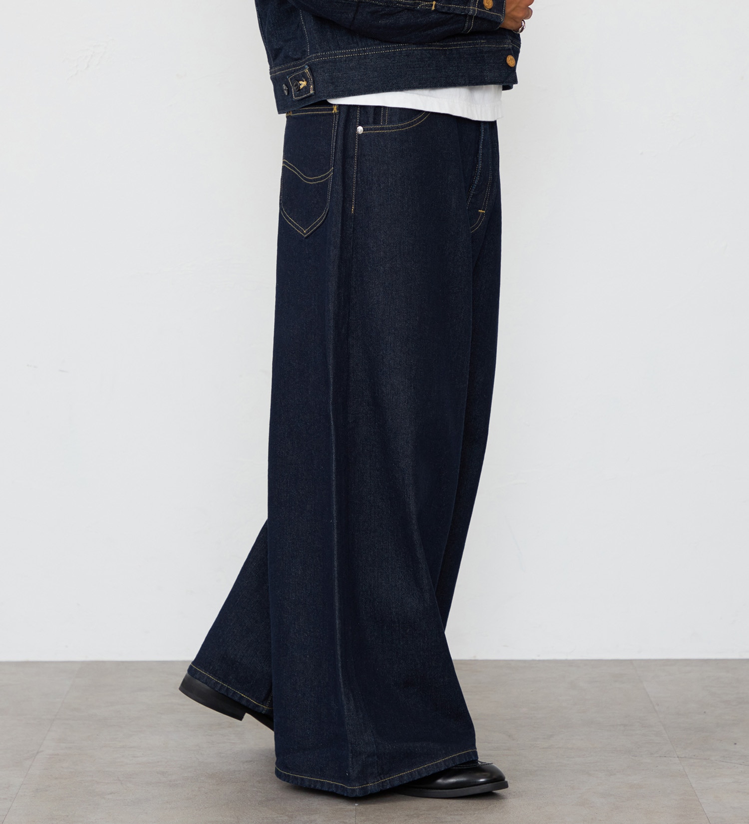 Lee(リー)の【試着対象】【X-LINE】WIDEST JEANS/最も太いバギーデニムパンツ|パンツ/デニム/ジーンズパンツ/メンズ|インディゴブルー