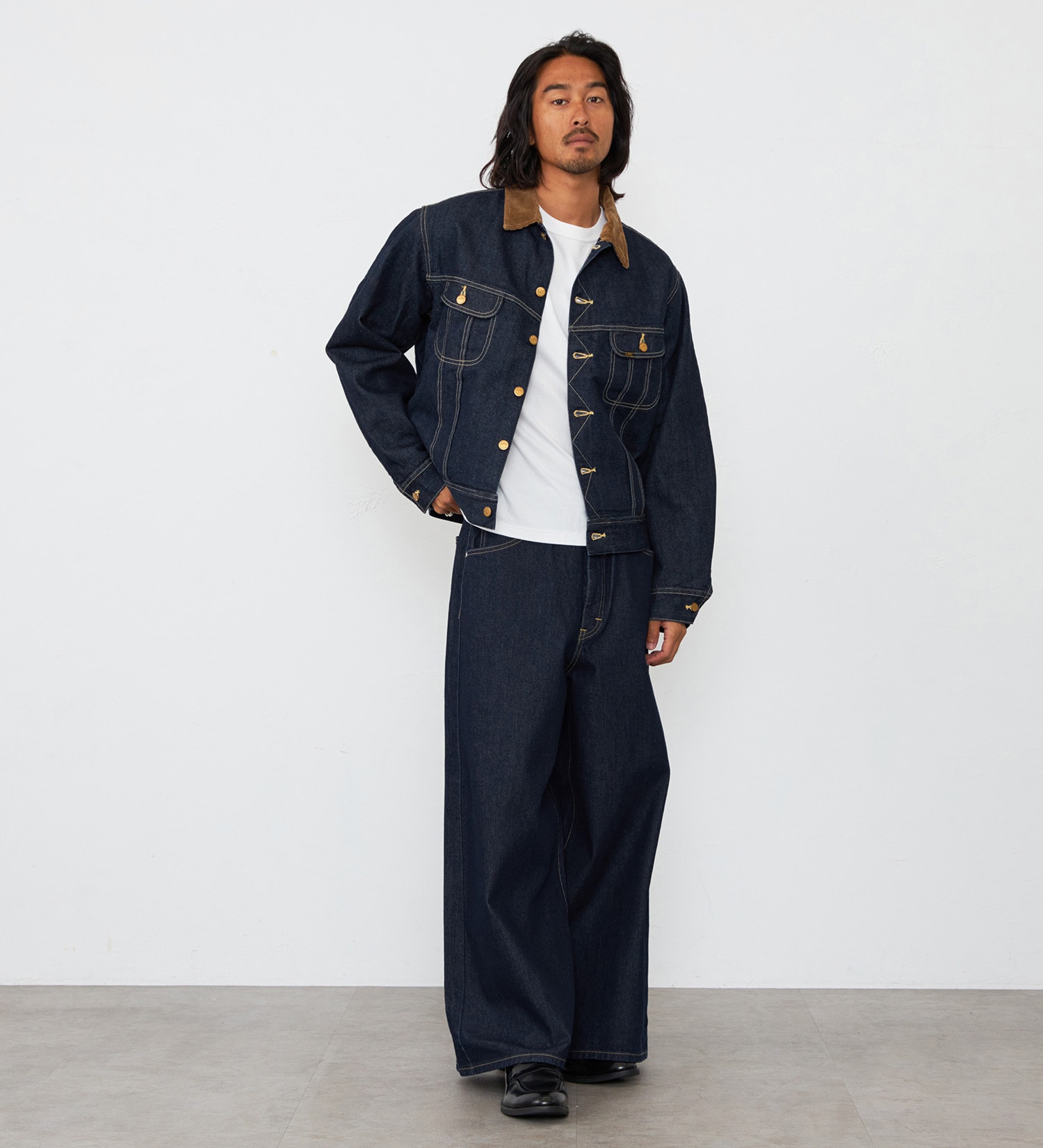 Lee(リー)の【試着対象】【X-LINE】WIDEST JEANS/最も太いバギーデニムパンツ|パンツ/デニム/ジーンズパンツ/メンズ|インディゴブルー