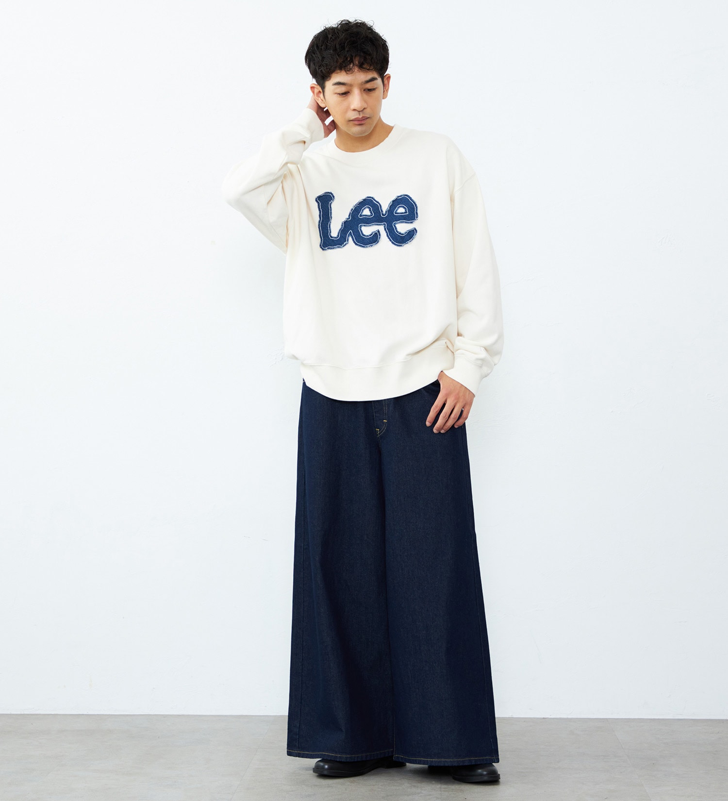 Lee(リー)の【試着対象】【X-LINE】WIDEST JEANS/最も太いバギーデニムパンツ|パンツ/デニム/ジーンズパンツ/メンズ|インディゴブルー