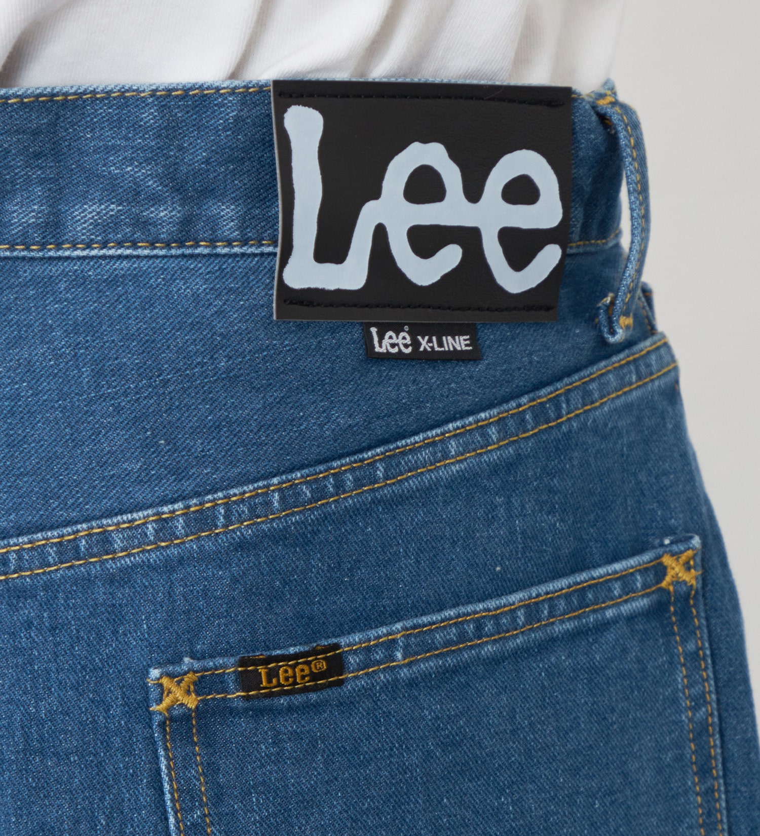 Lee(リー)の【試着対象】【X-LINE】WIDEST JEANS/最も太いバギーデニムパンツ|パンツ/デニム/ジーンズパンツ/メンズ|中色ブルー