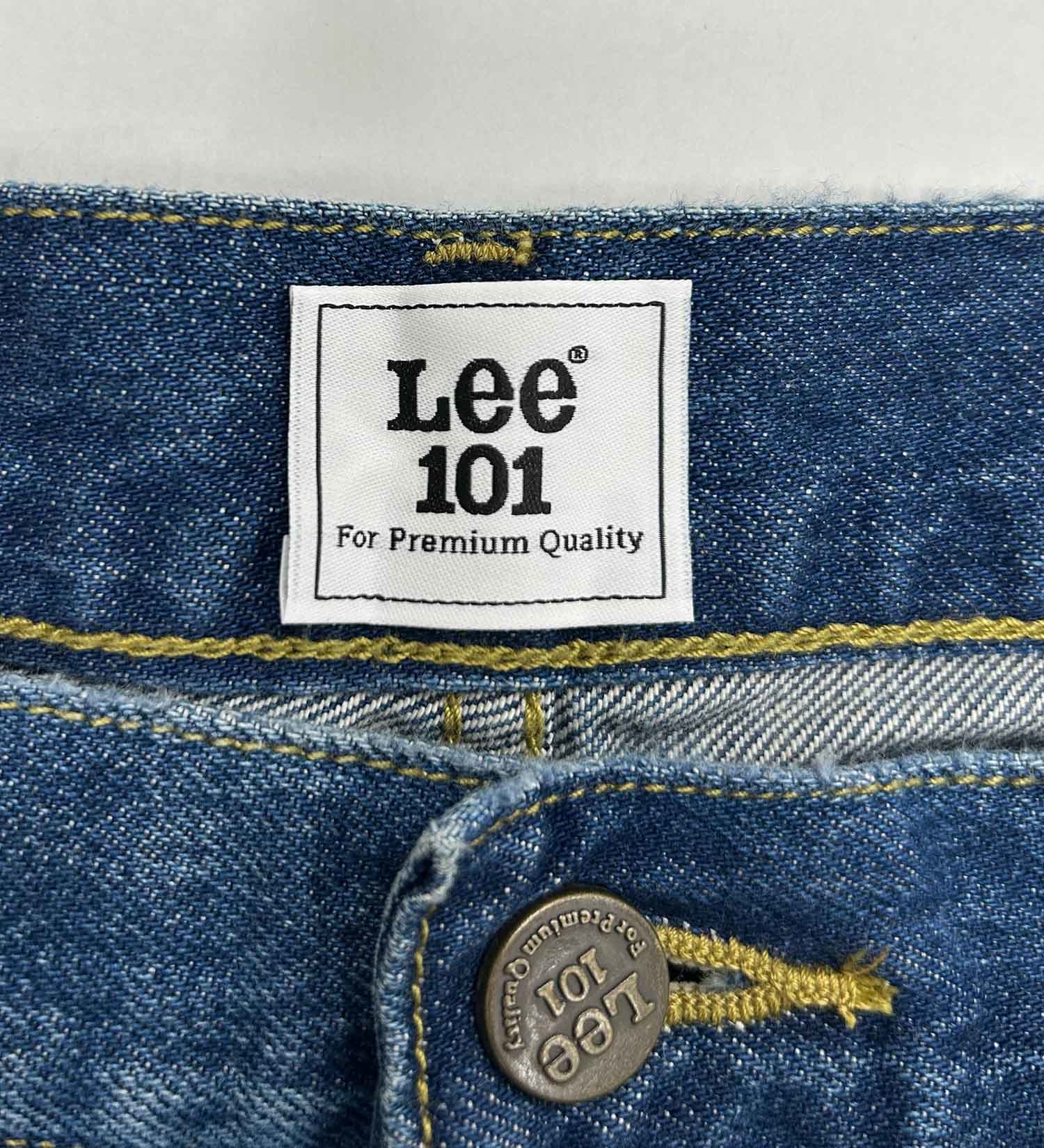 Lee(リー)の【予約】【101 100周年】101 RIDERS WIDE REGULAR PANTS /ライダースワイドレギュラーデニム|パンツ/デニム/ジーンズパンツ/メンズ|濃色ブルー