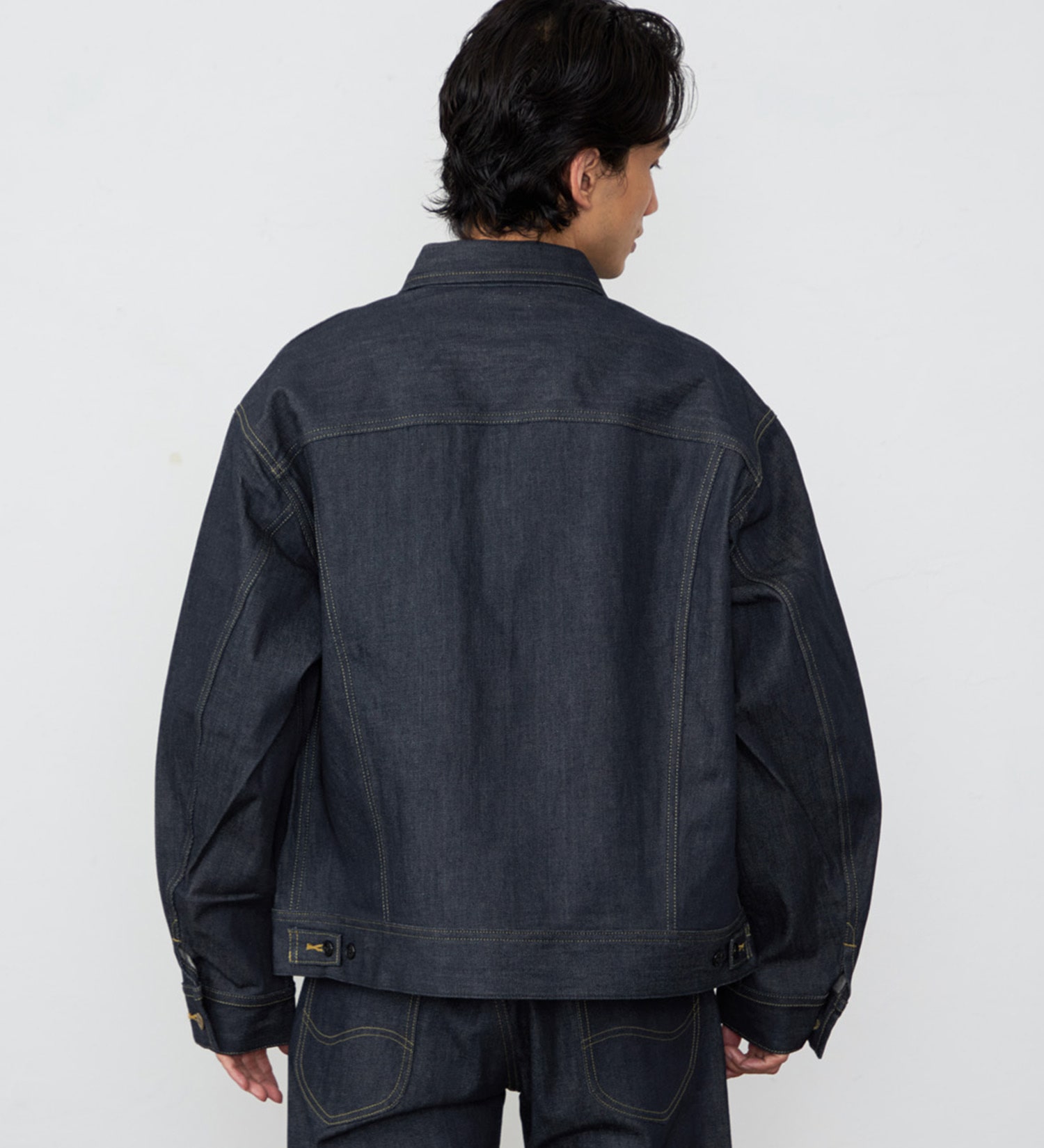 Lee(リー)の【予約】【101 100周年】RIDERS101 WIDE JACKET/ライダース ワイドデニムジャケット|ジャケット/アウター/デニムジャケット/メンズ|インディゴ未洗い