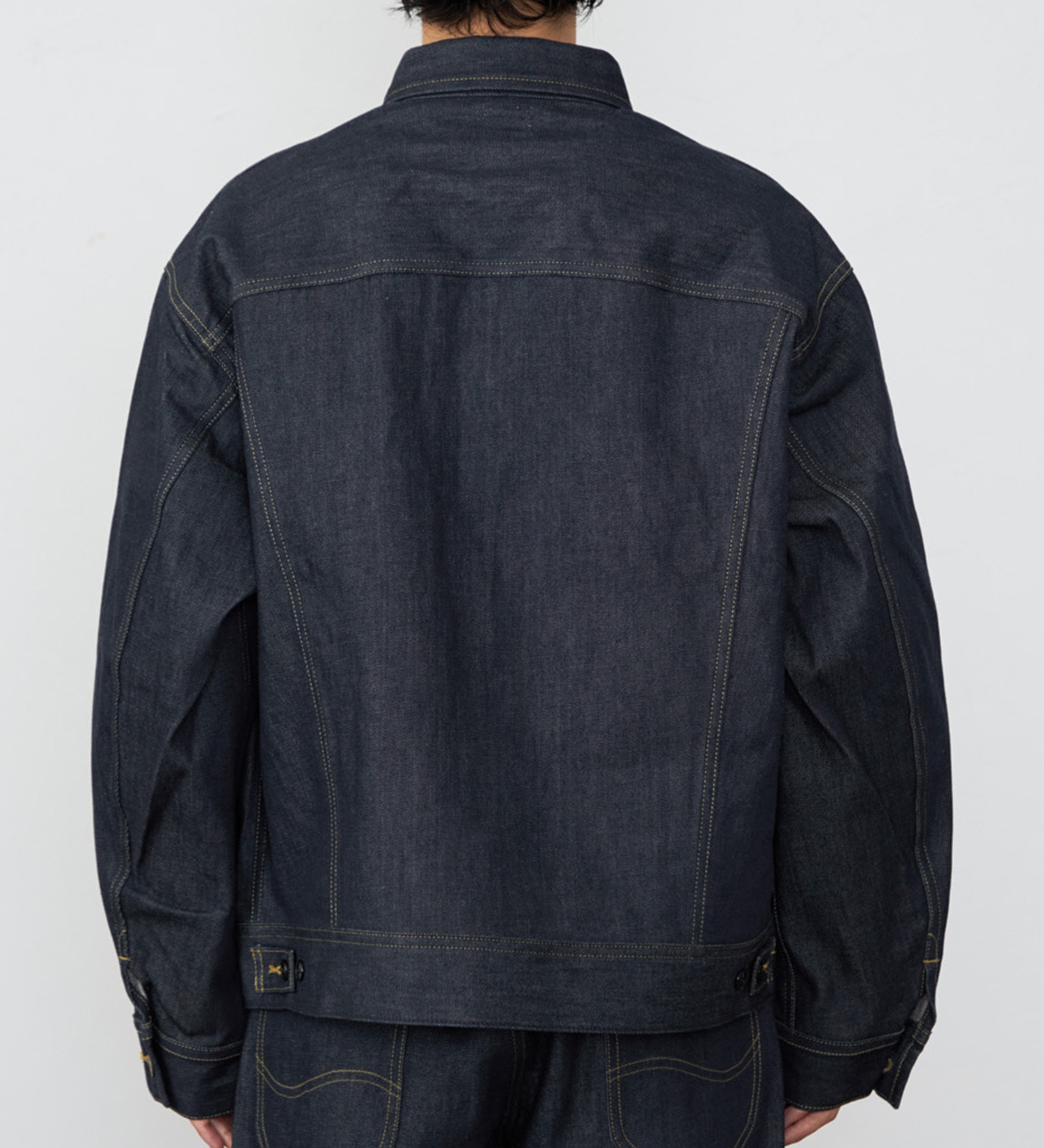 Lee(リー)の【予約】【101 100周年】RIDERS101 WIDE JACKET/ライダース ワイドデニムジャケット|ジャケット/アウター/デニムジャケット/メンズ|インディゴ未洗い