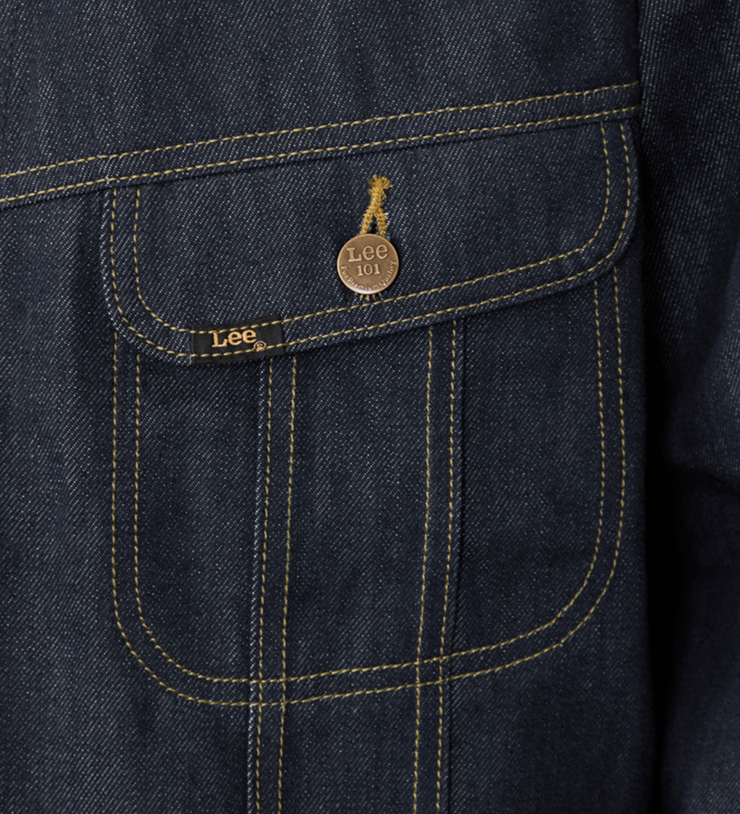 Lee(リー)の【予約】【101 100周年】RIDERS101 WIDE JACKET/ライダース ワイドデニムジャケット|ジャケット/アウター/デニムジャケット/メンズ|インディゴ未洗い
