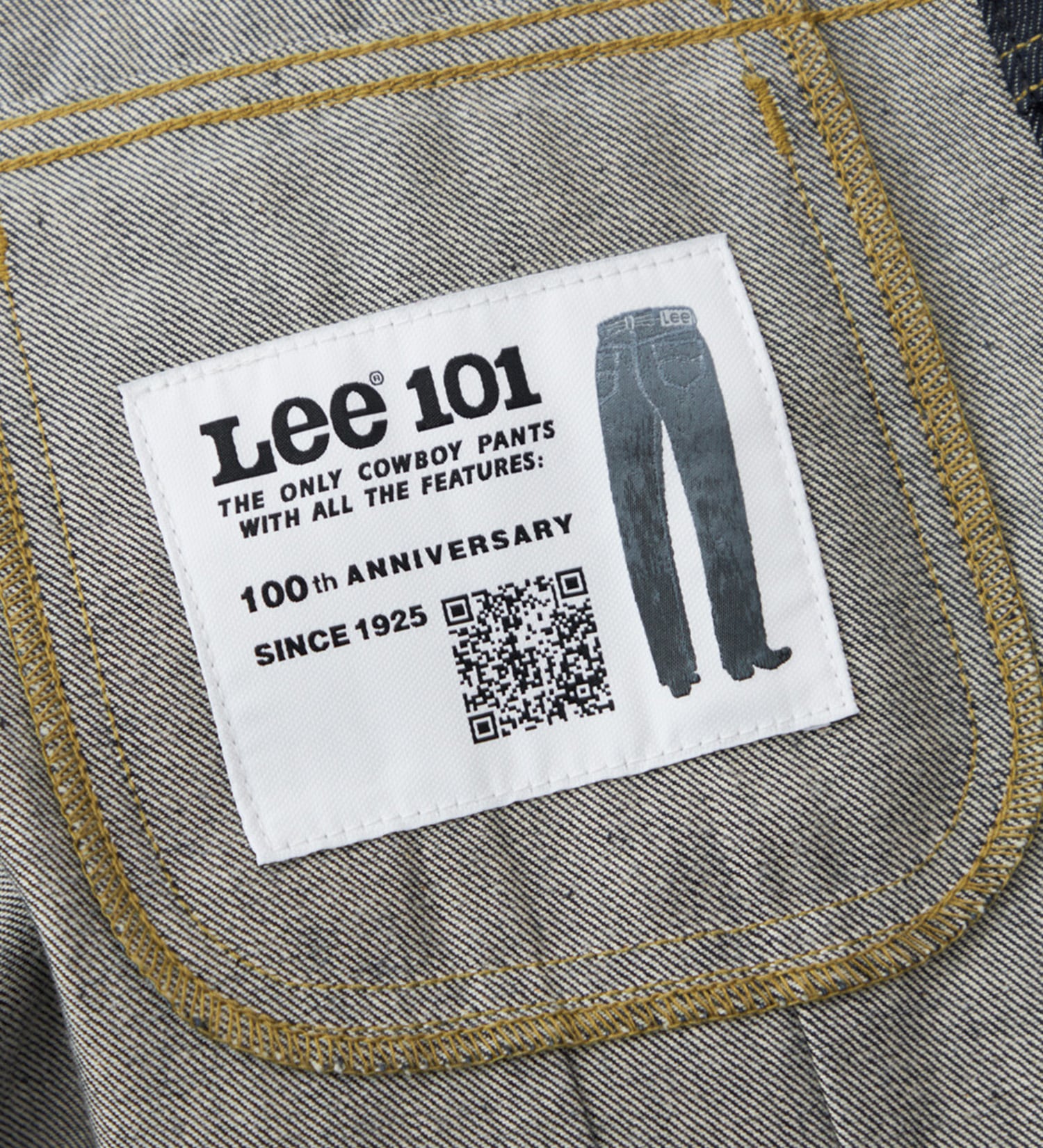 Lee(リー)の【予約】【101 100周年】RIDERS101 WIDE JACKET/ライダース ワイドデニムジャケット|ジャケット/アウター/デニムジャケット/メンズ|インディゴ未洗い