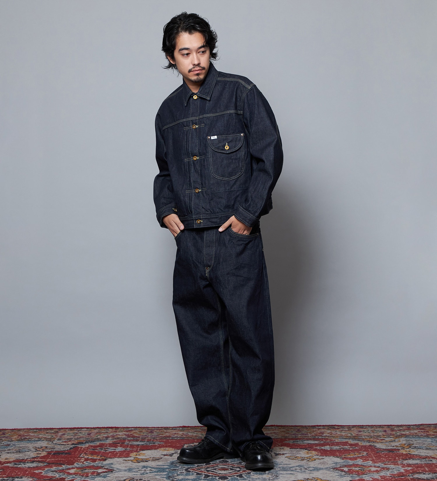 Lee(リー)の【予約】【101 101周年記念特別モデル】ANNIVERSARY 101-J COWBOY JACKET デニムジャケット セットアップ可|ジャケット/アウター/デニムジャケット/メンズ|インディゴブルー